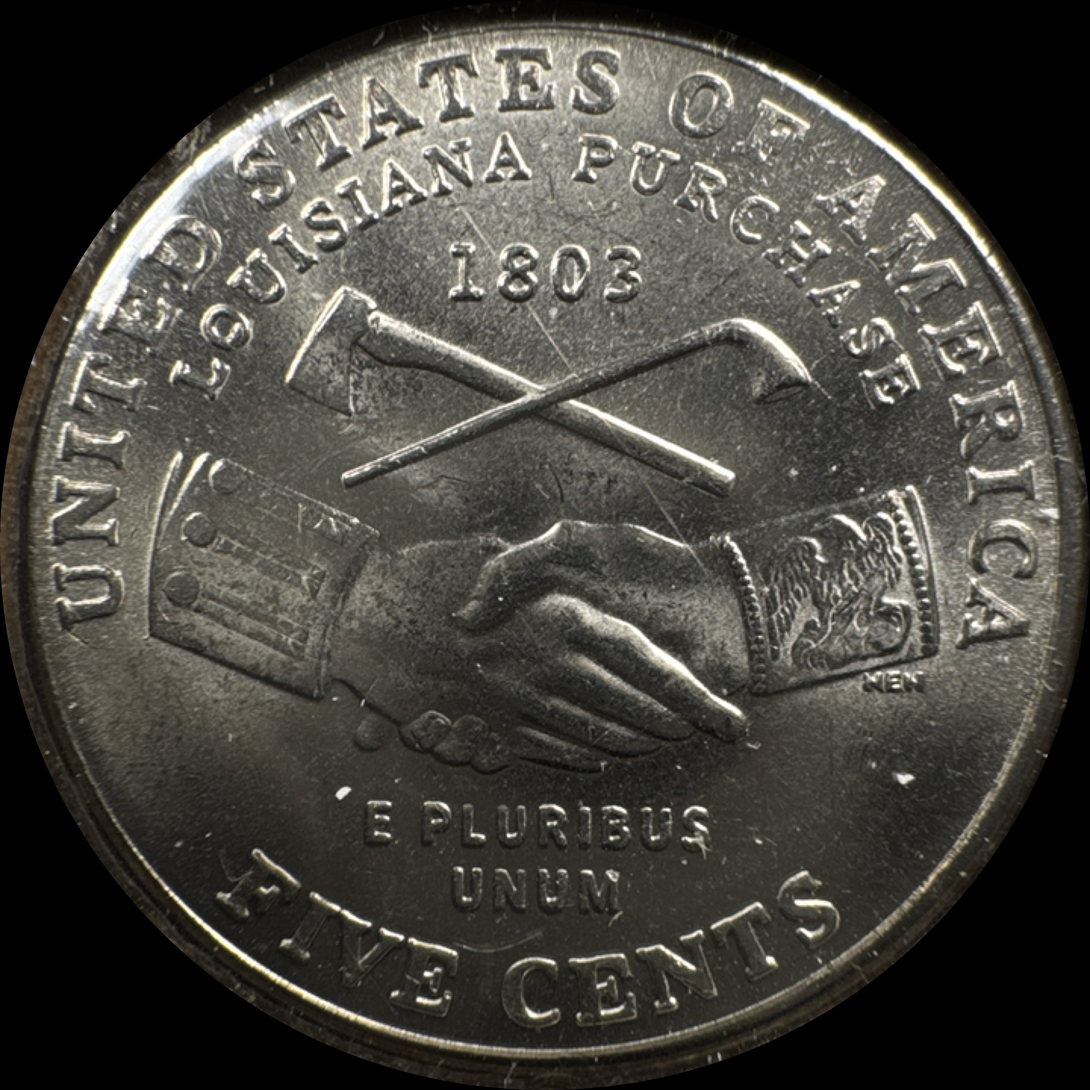 2004-D Jefferson Nickel Ungraded — back