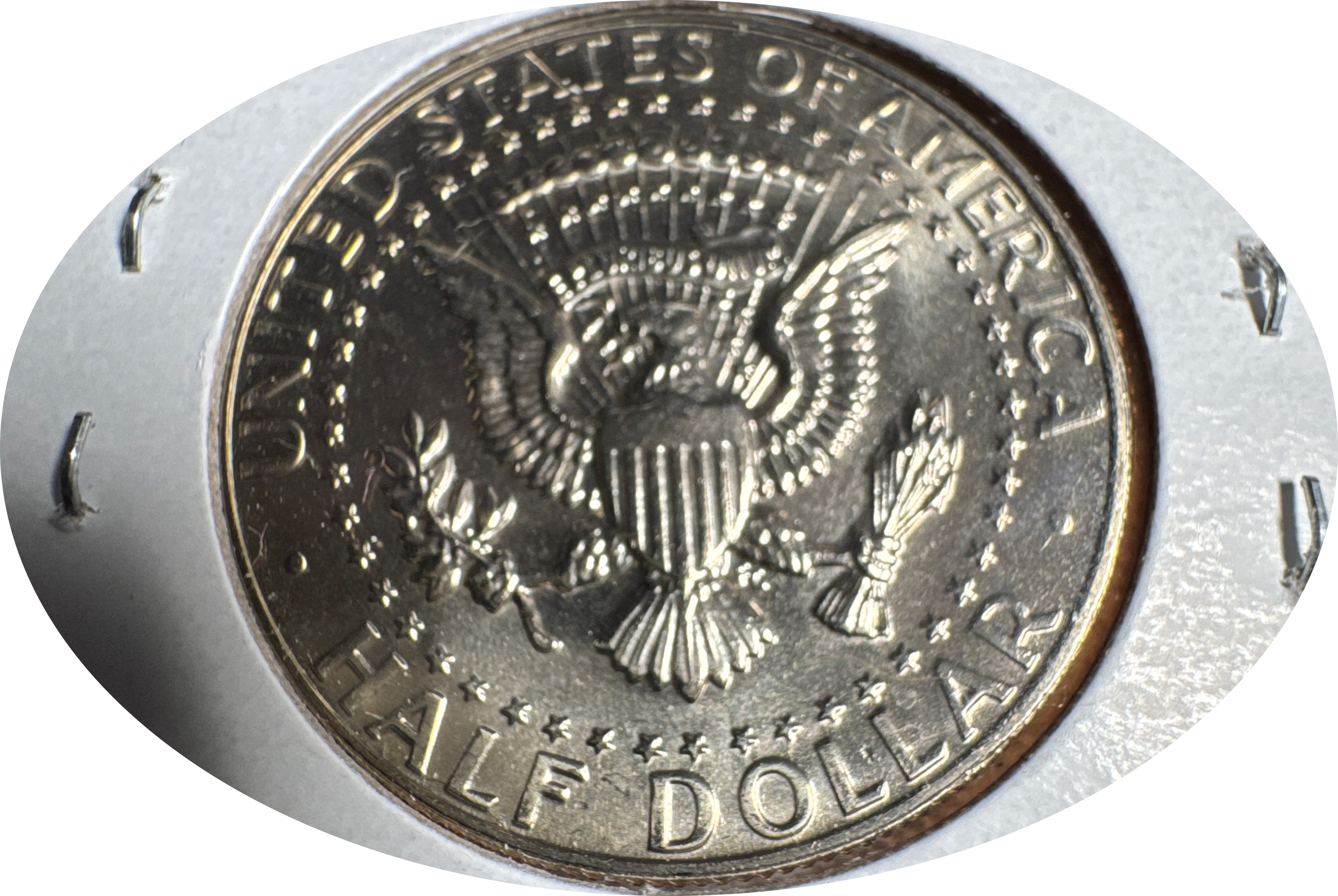 1985-P Kennedy Half Dollar Ungraded — back