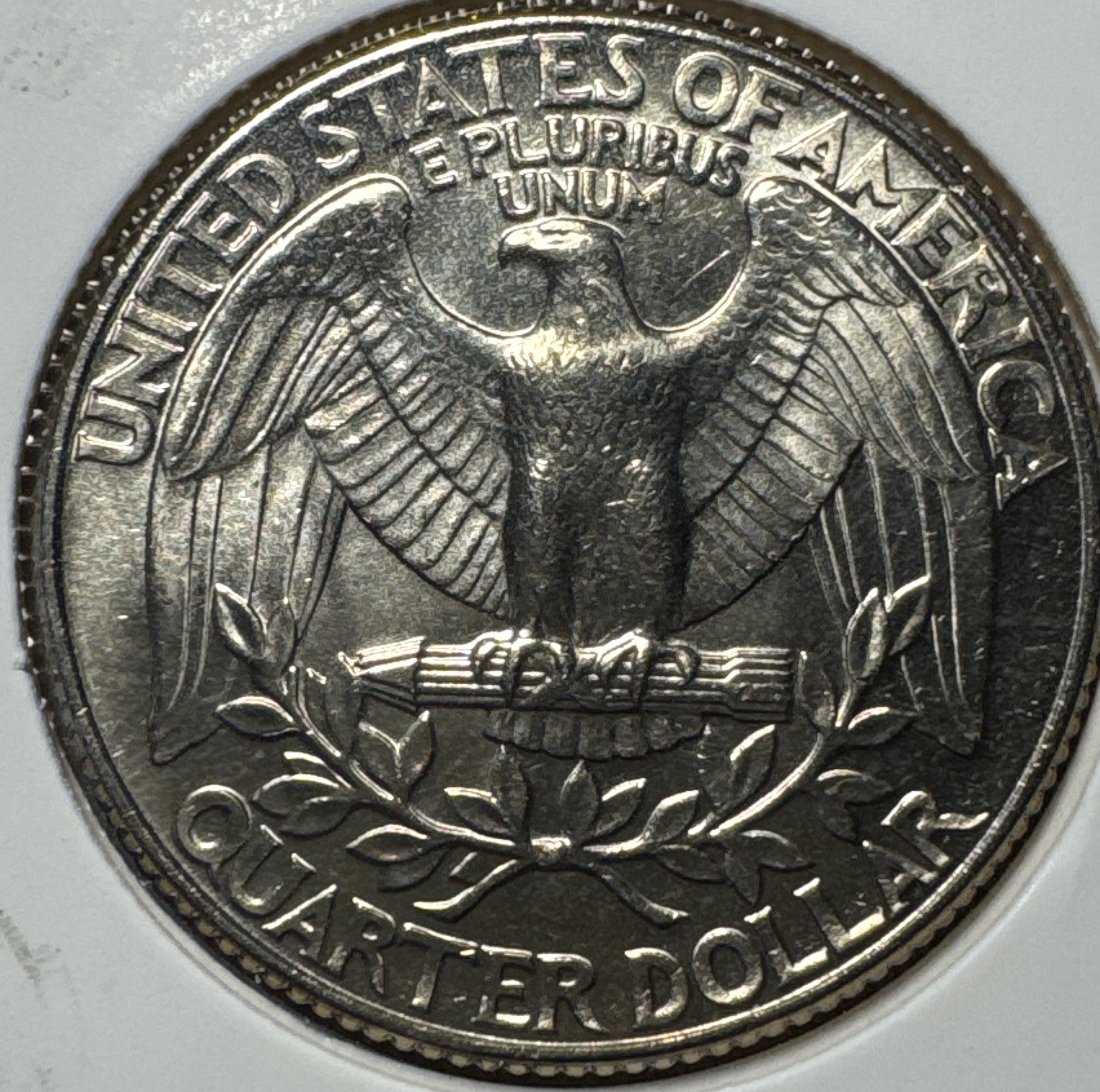1987-D Washington Quarter Ungraded — back