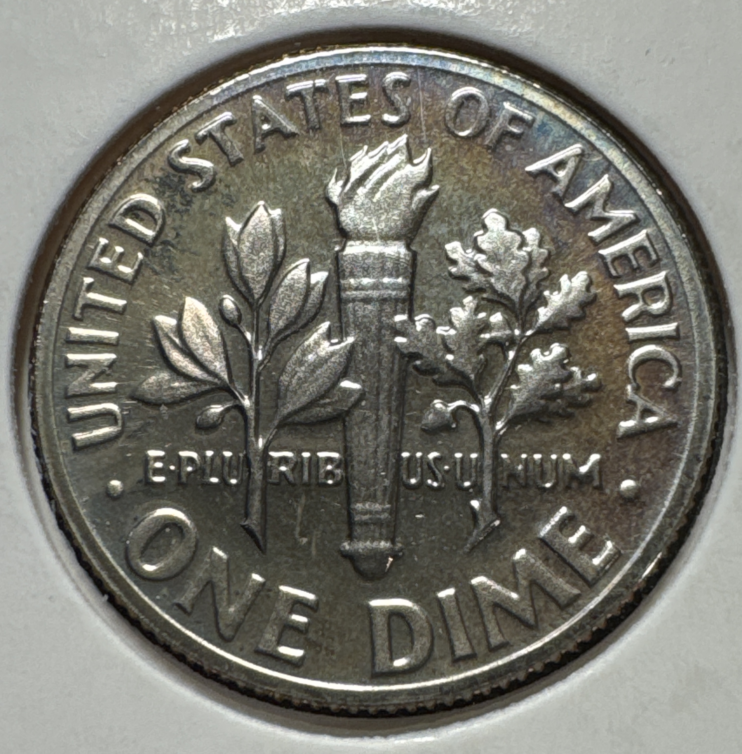 1976-S Roosevelt Dime Ungraded — back