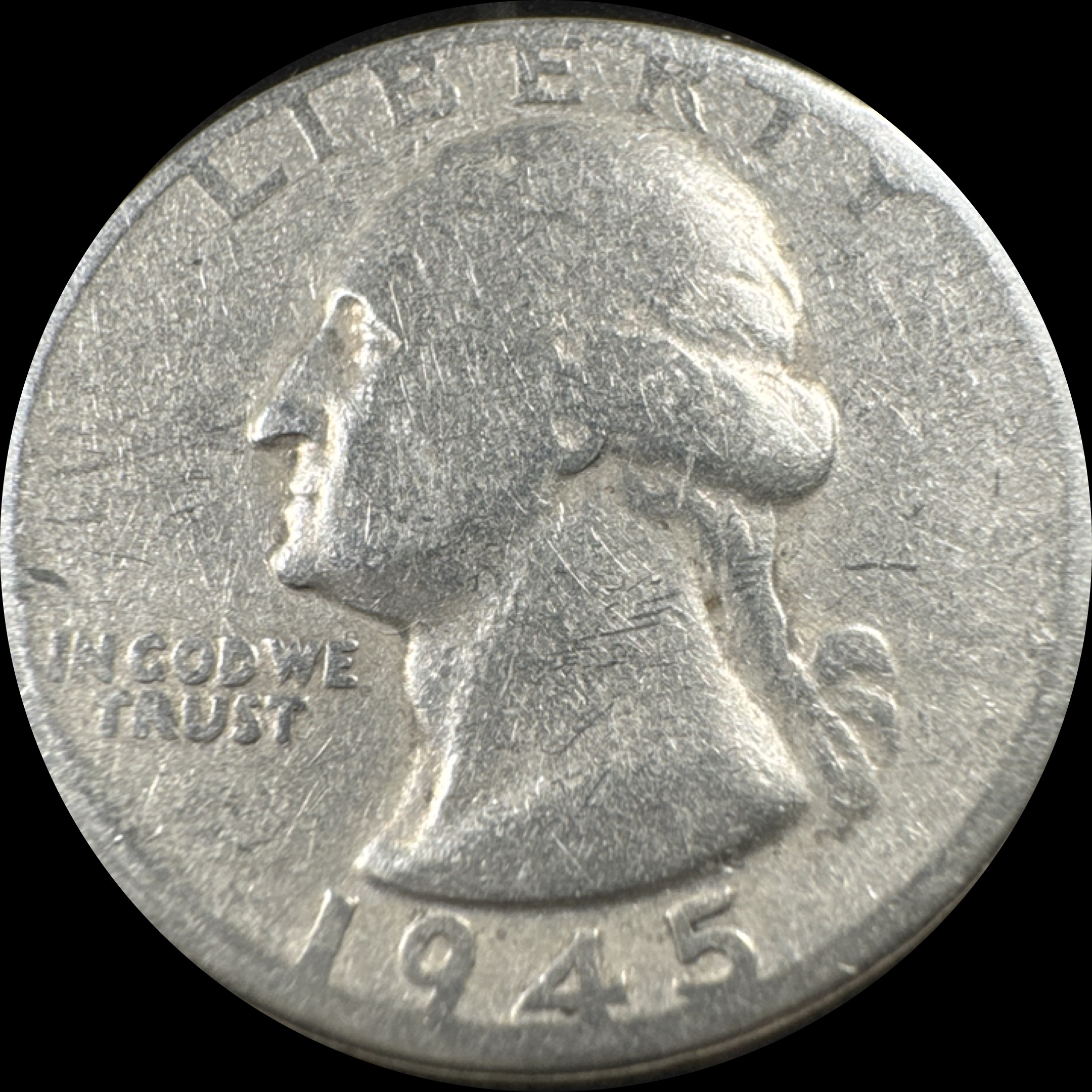 1945-P Washington Quarter Ungraded