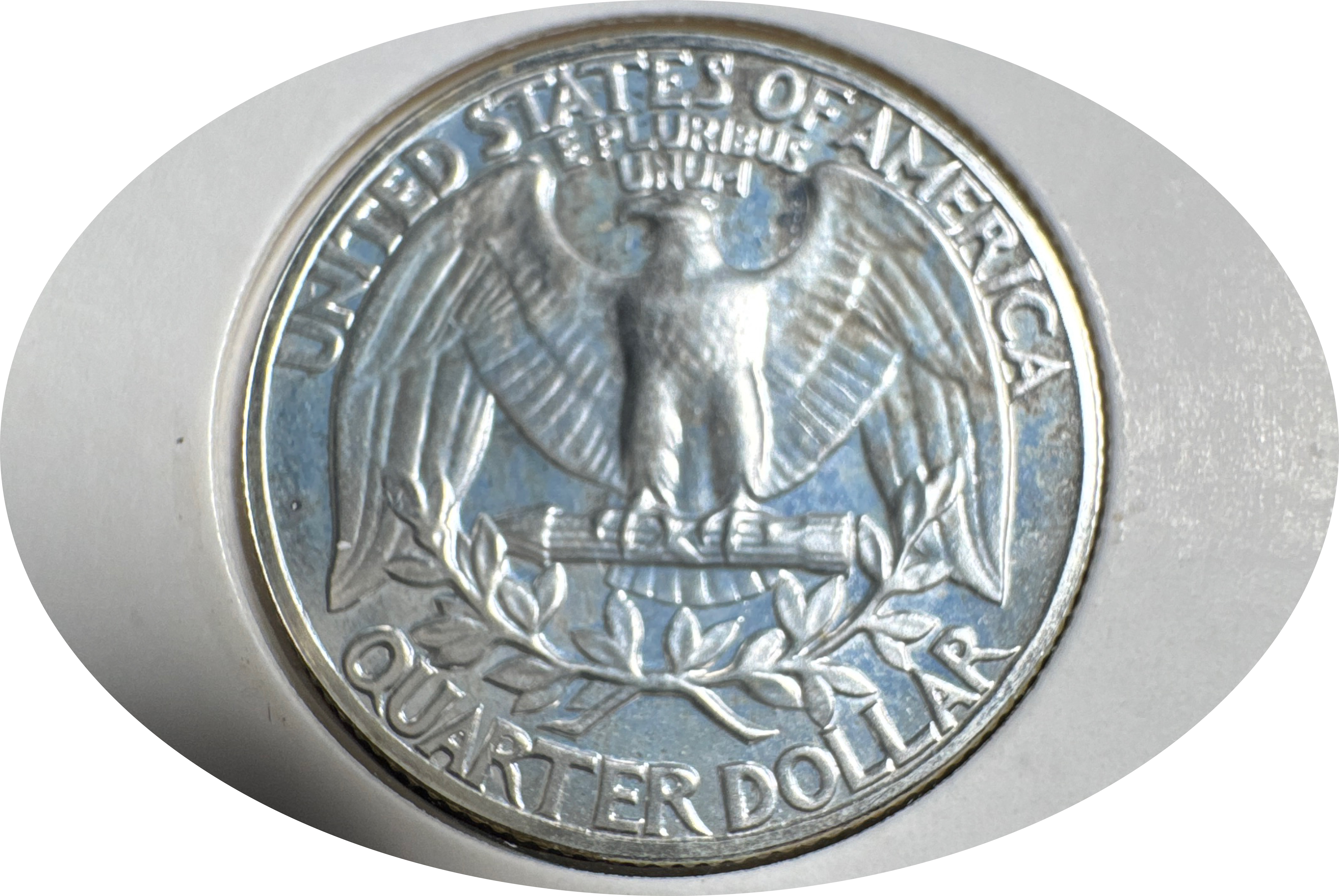 1964-P Washington Quarter Ungraded — back