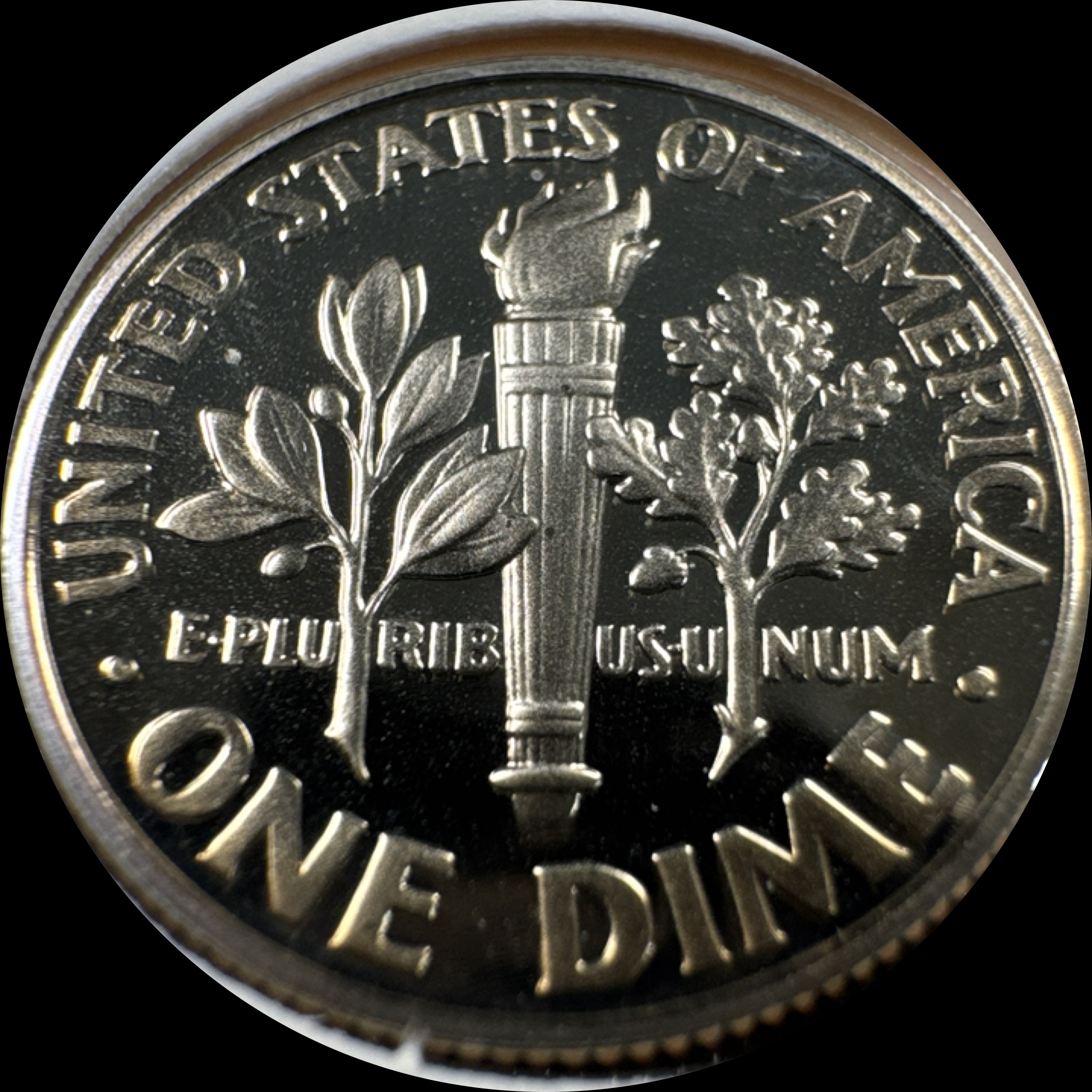 2002-S Roosevelt Dime Ungraded — back