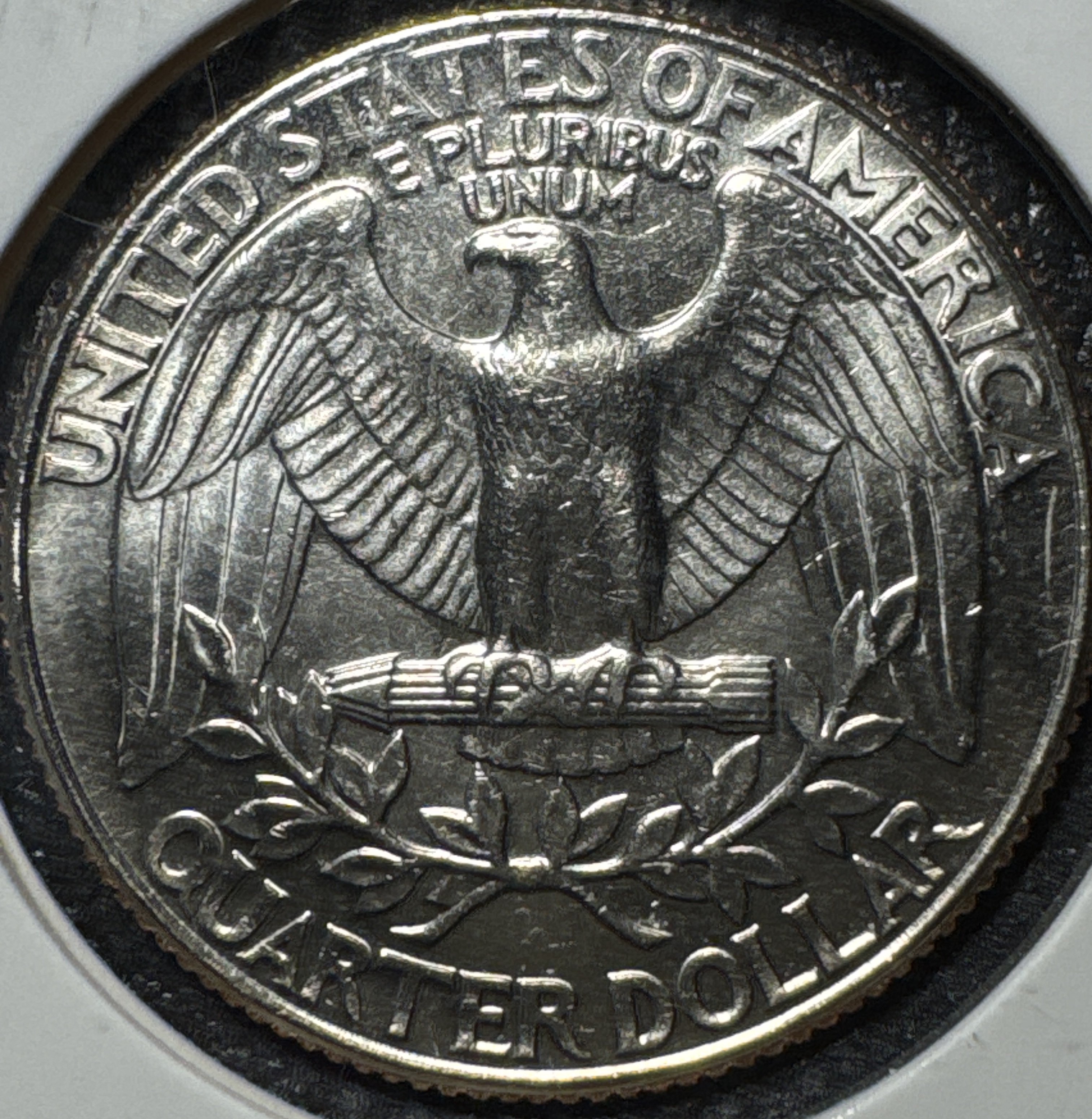 1989-D Washington Quarter Ungraded — back