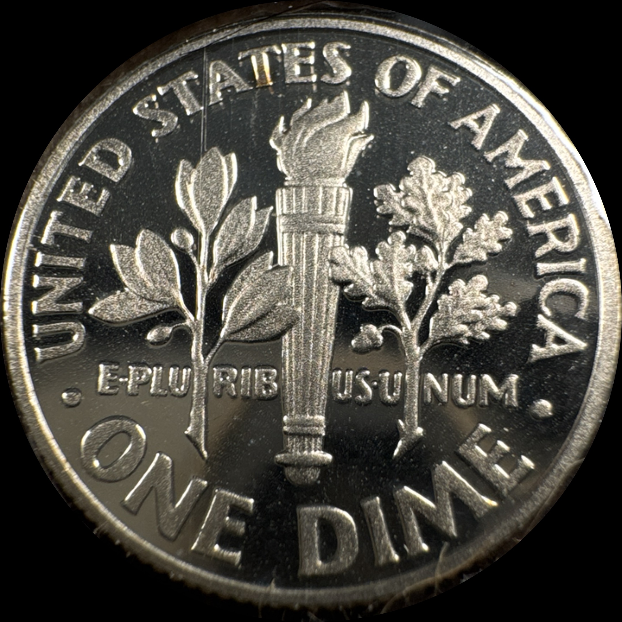2014-S Roosevelt Dime Ungraded — back