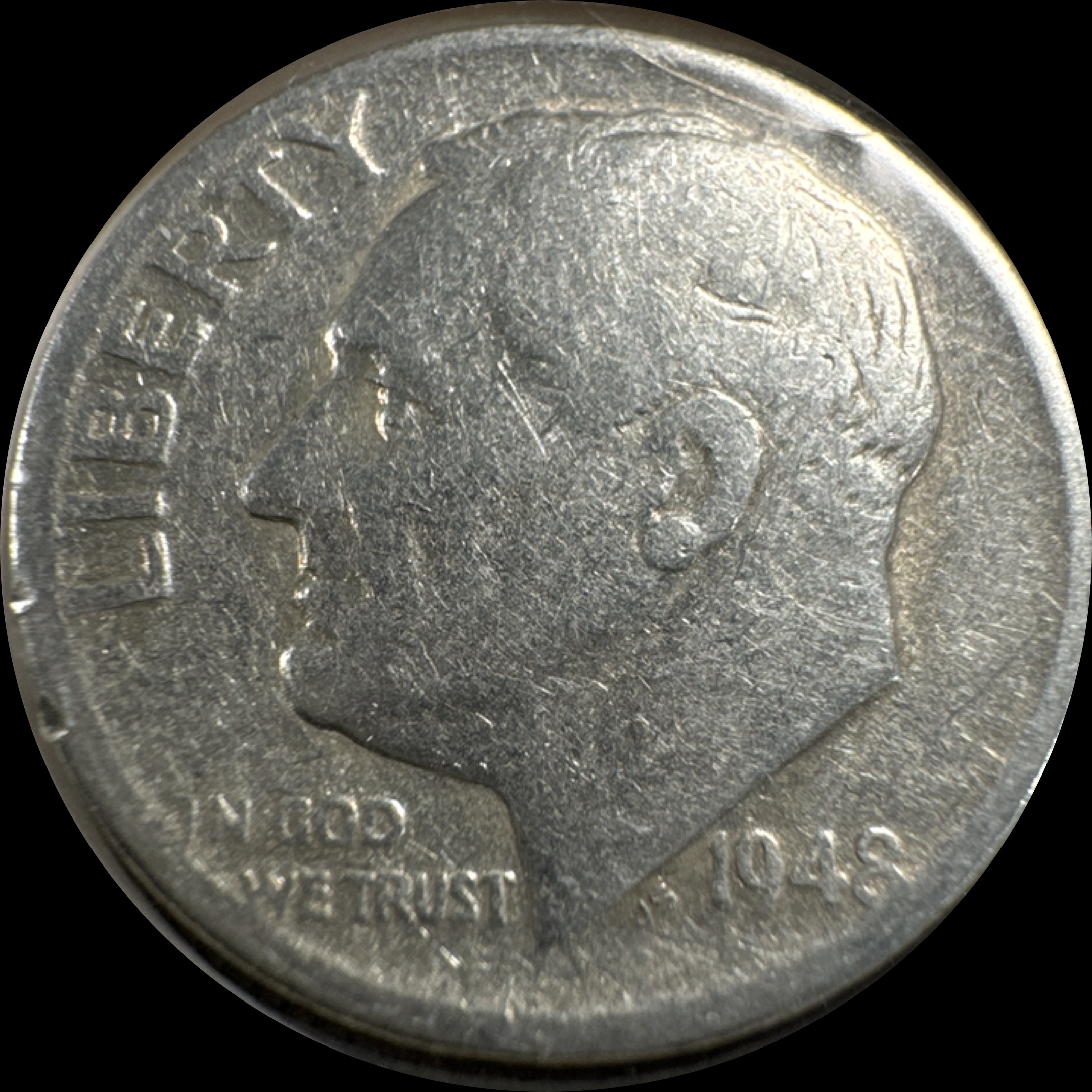 1948-P Roosevelt Dime Ungraded