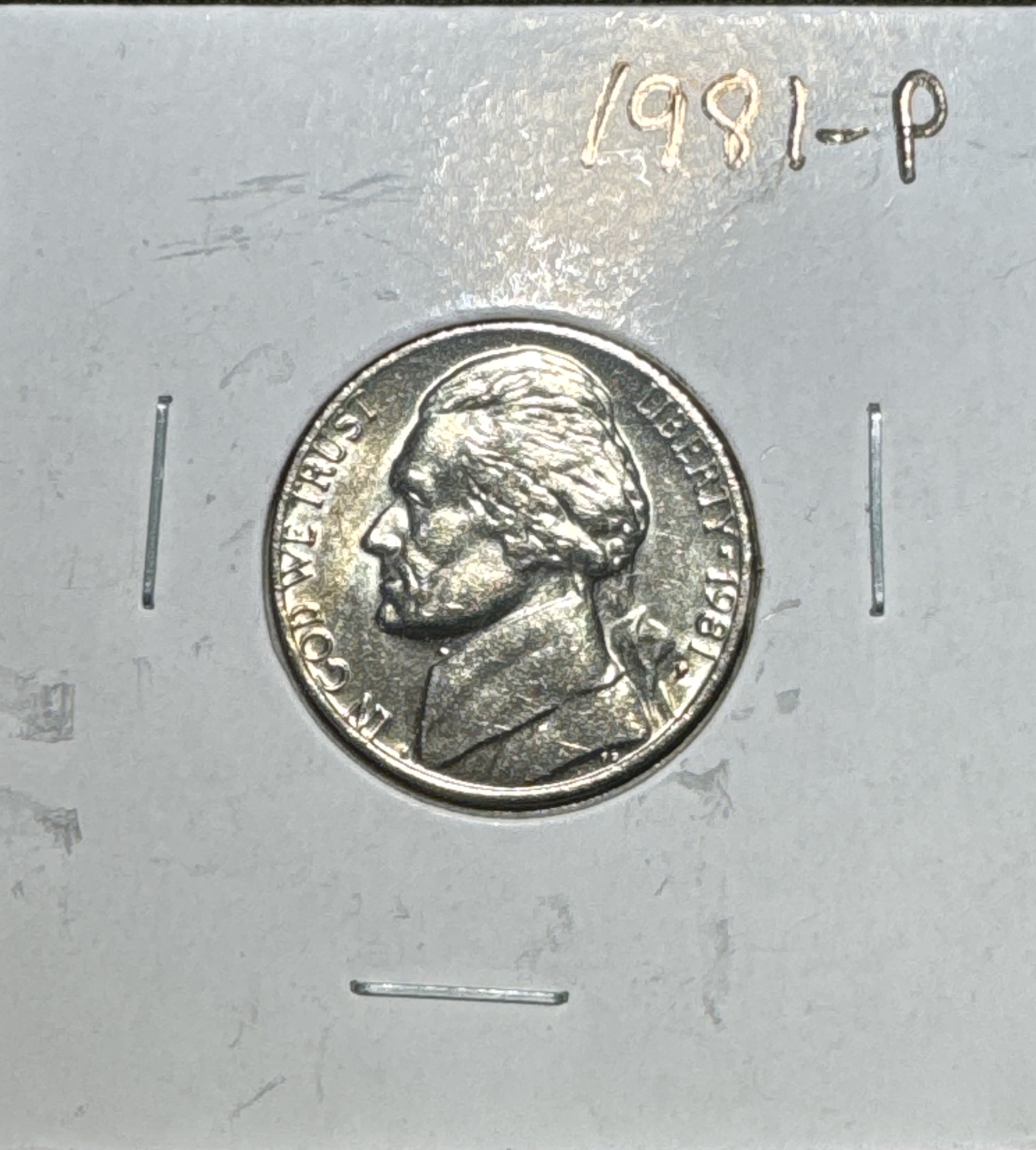1981-P Jefferson Nickel Ungraded