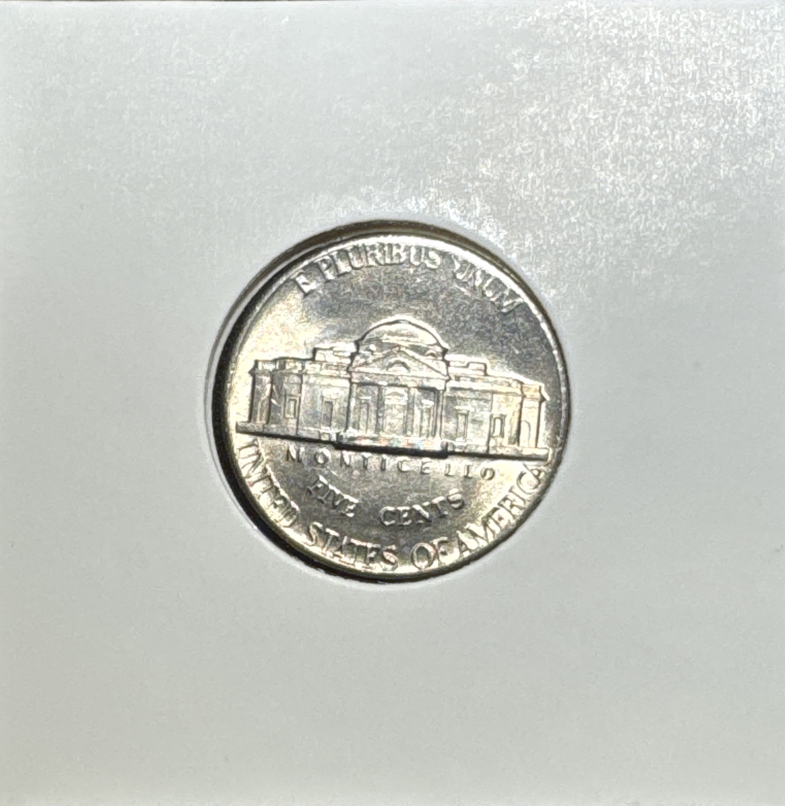 1971-D Jefferson Nickel Ungraded — back