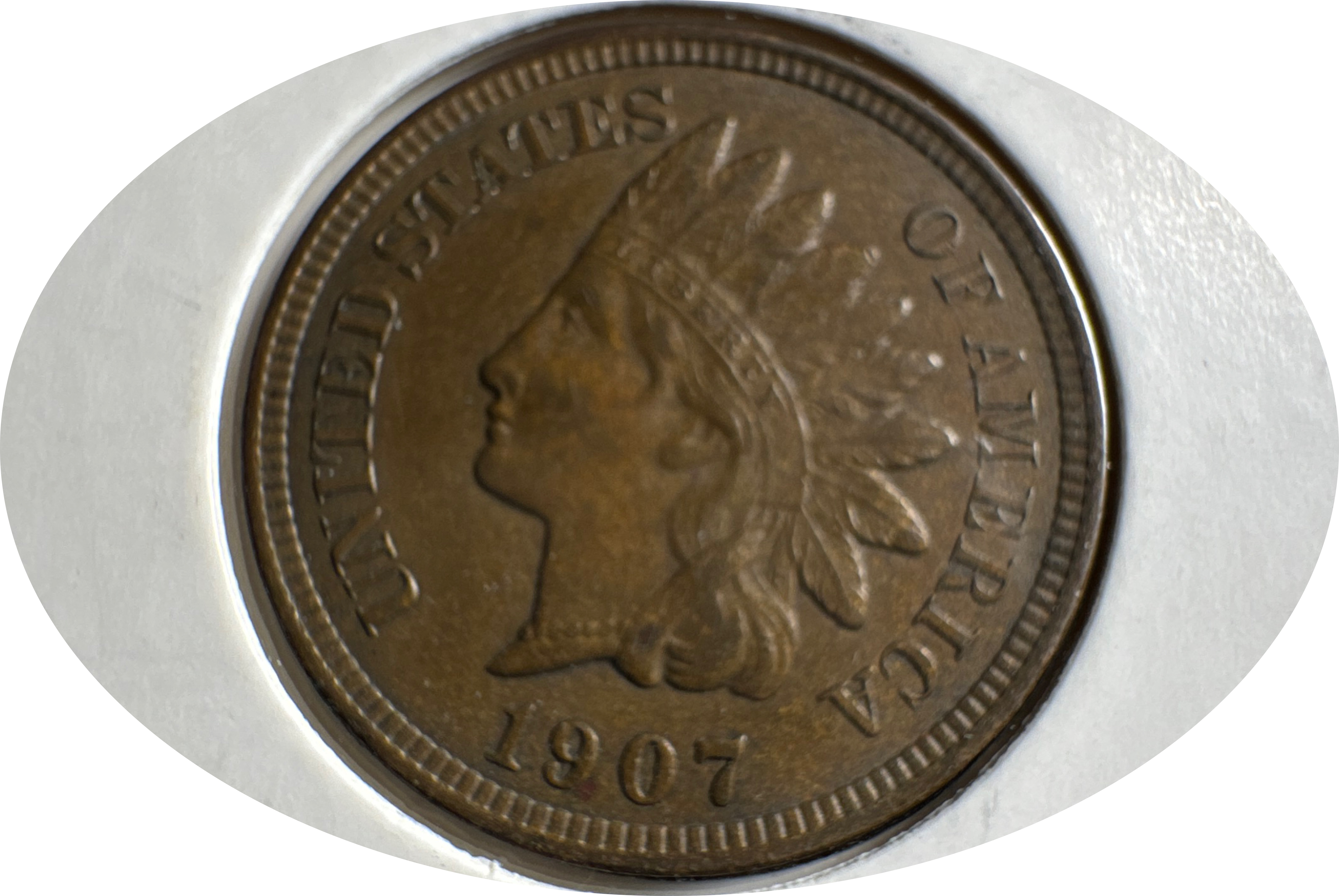 1907-P Indian Head Cent Ungraded