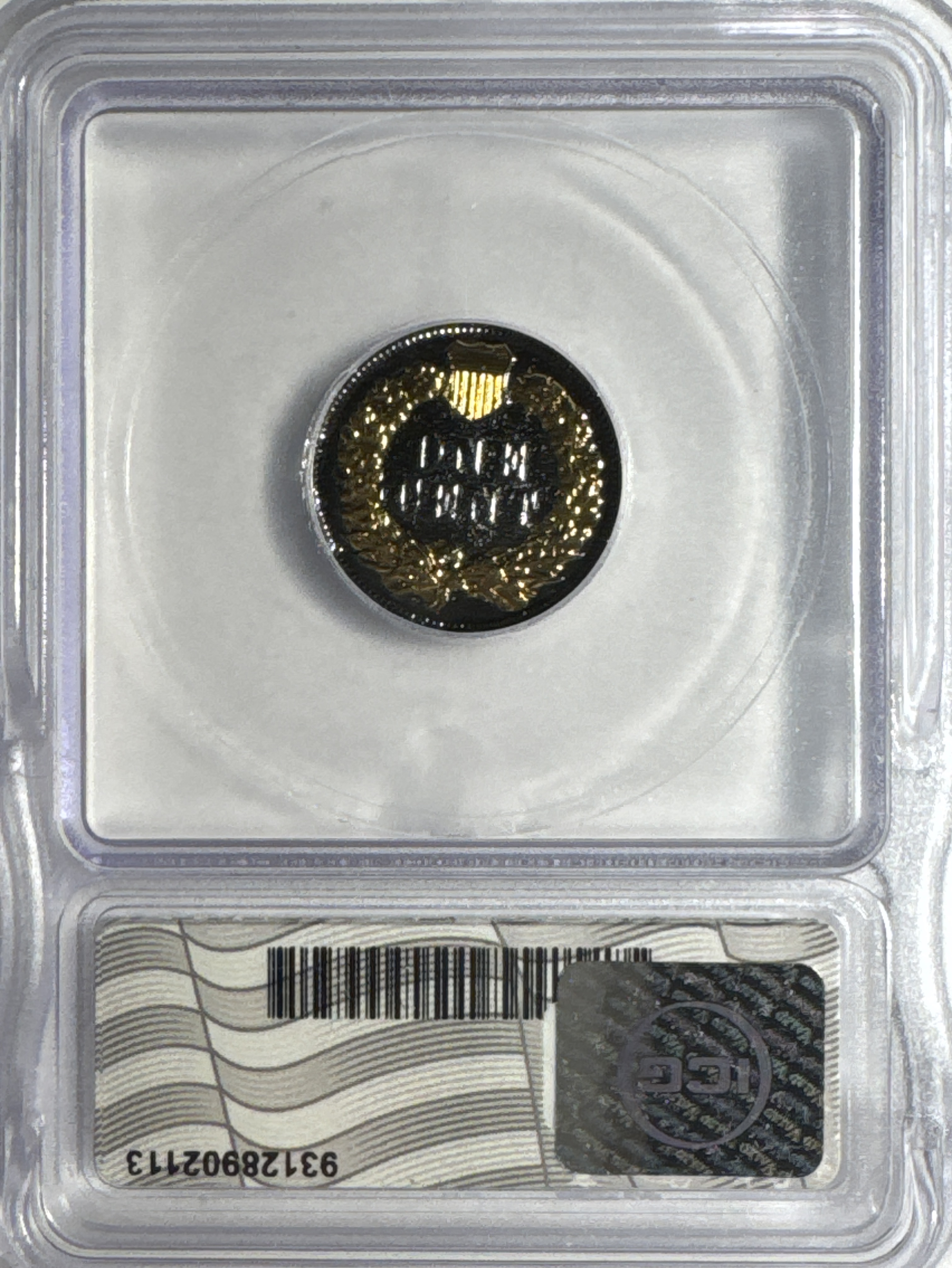 1901-P Indian Head Cent Genuine — back