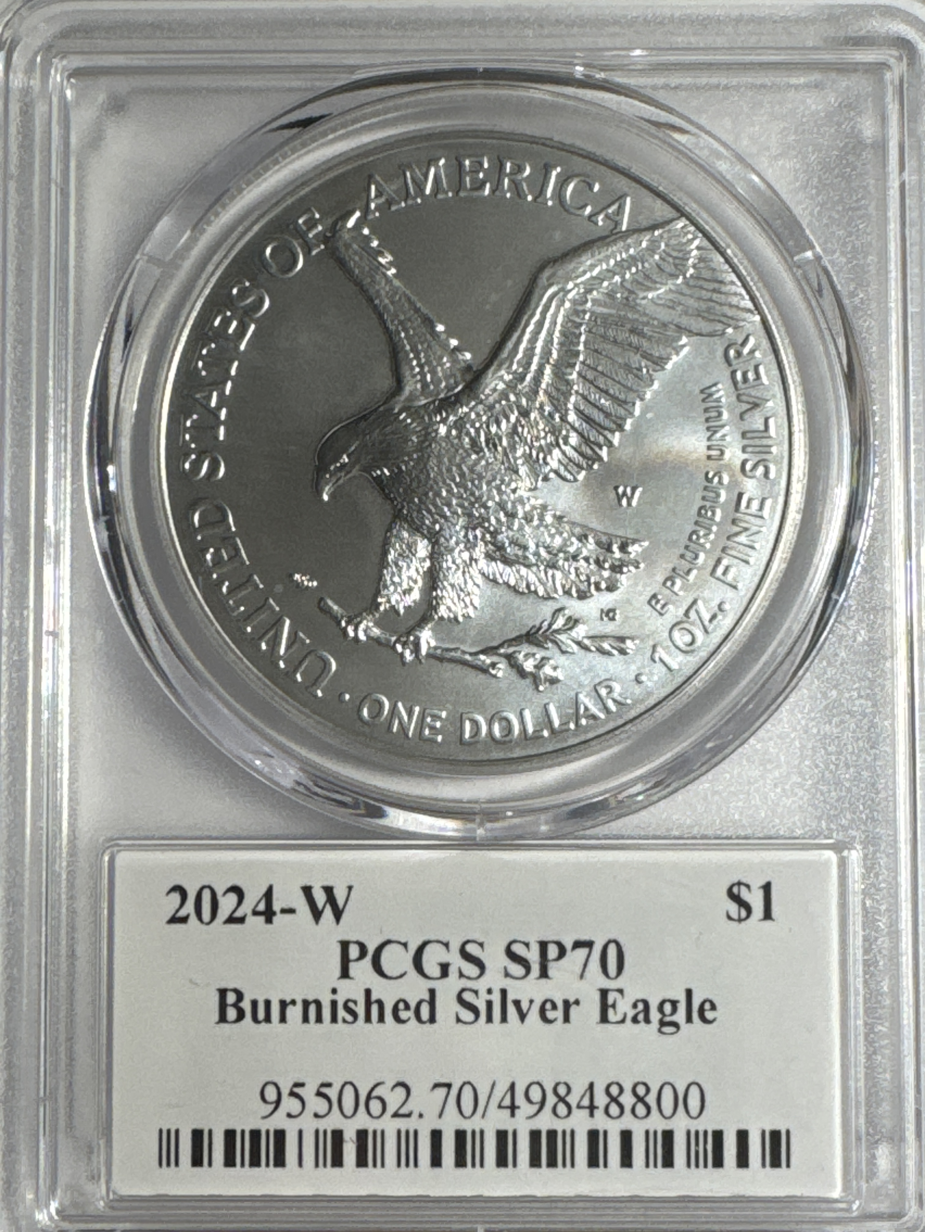 2024-W American Silver Eagle PR70