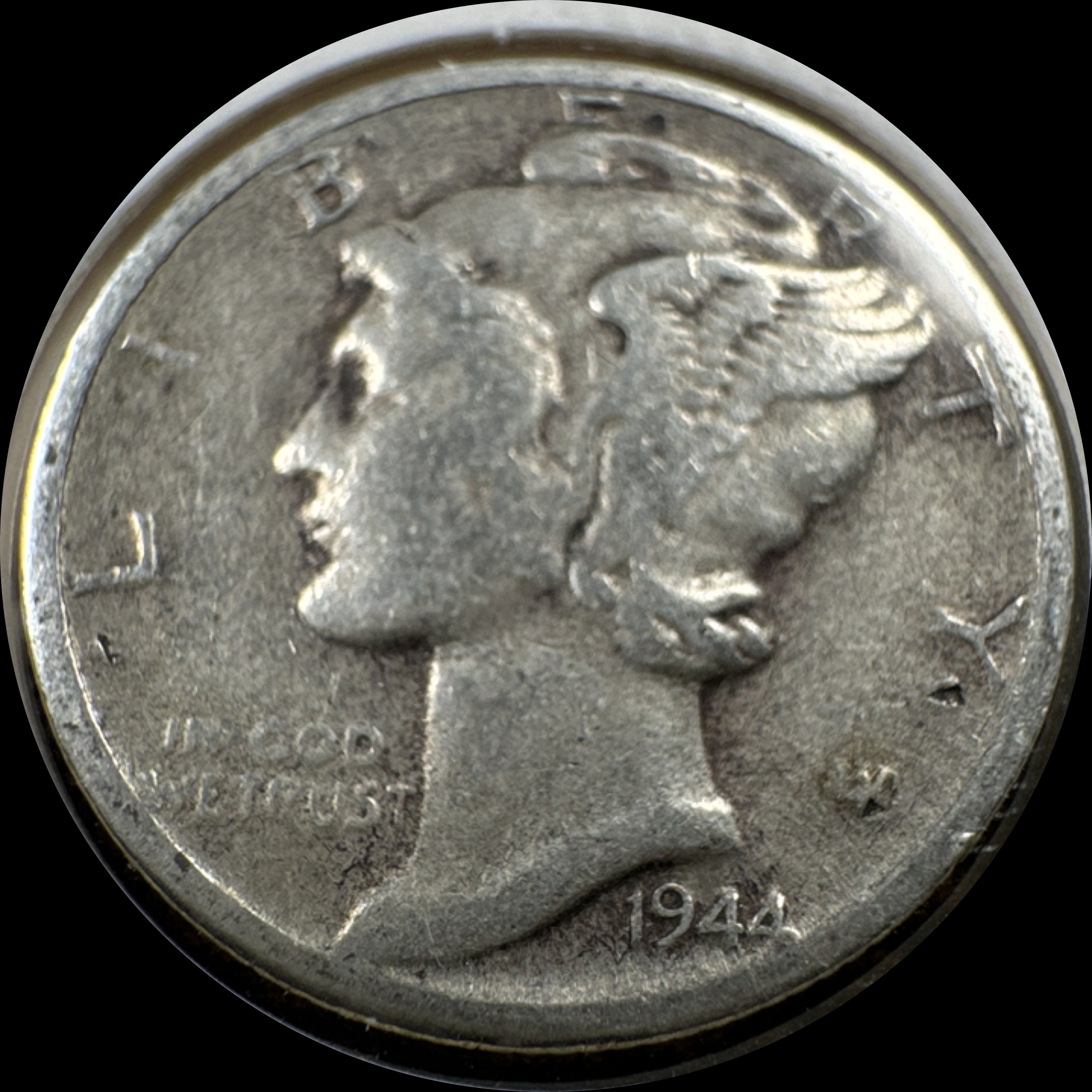 1944-D Mercury Dime Ungraded