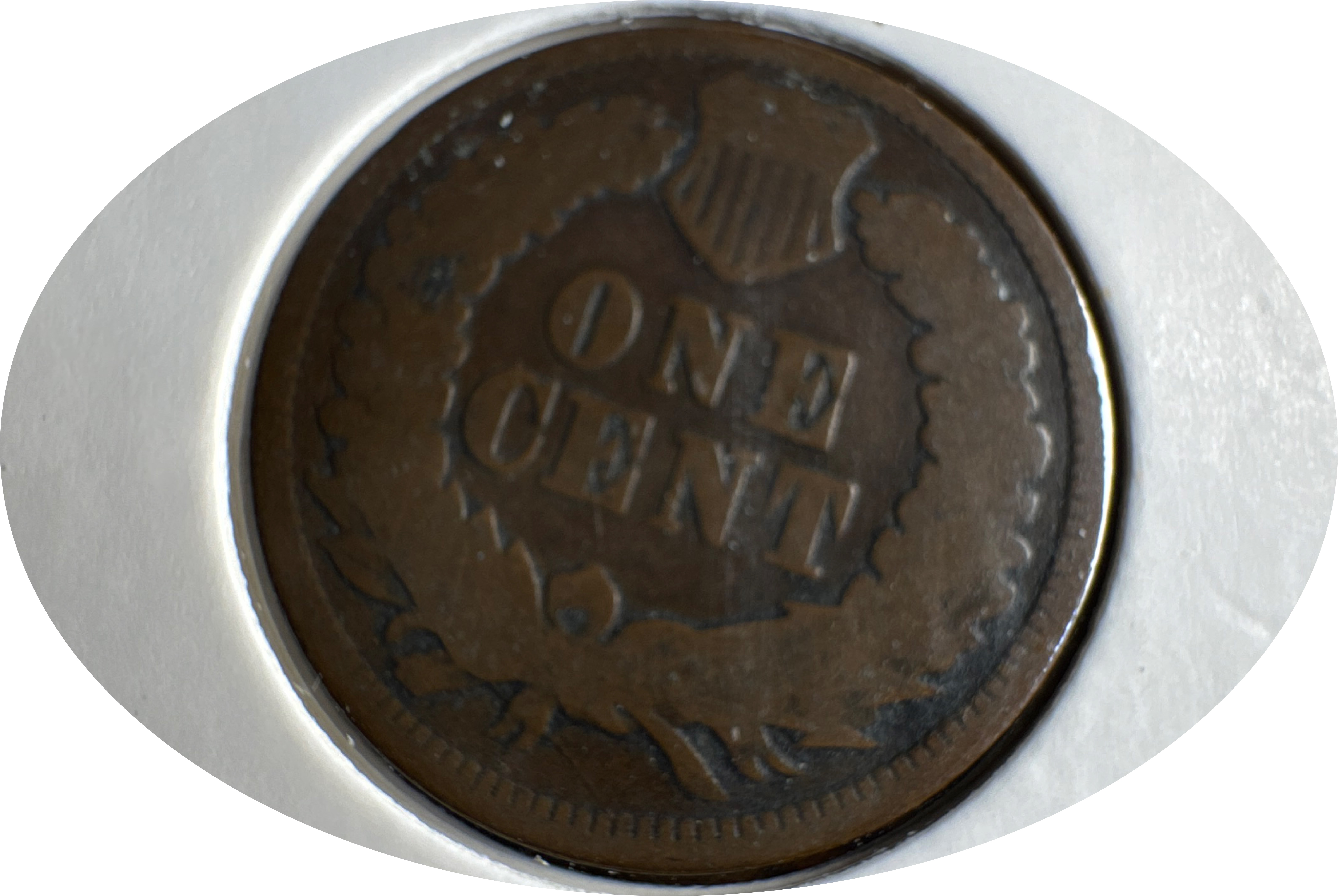 1870-P Indian Head Cent Ungraded — back