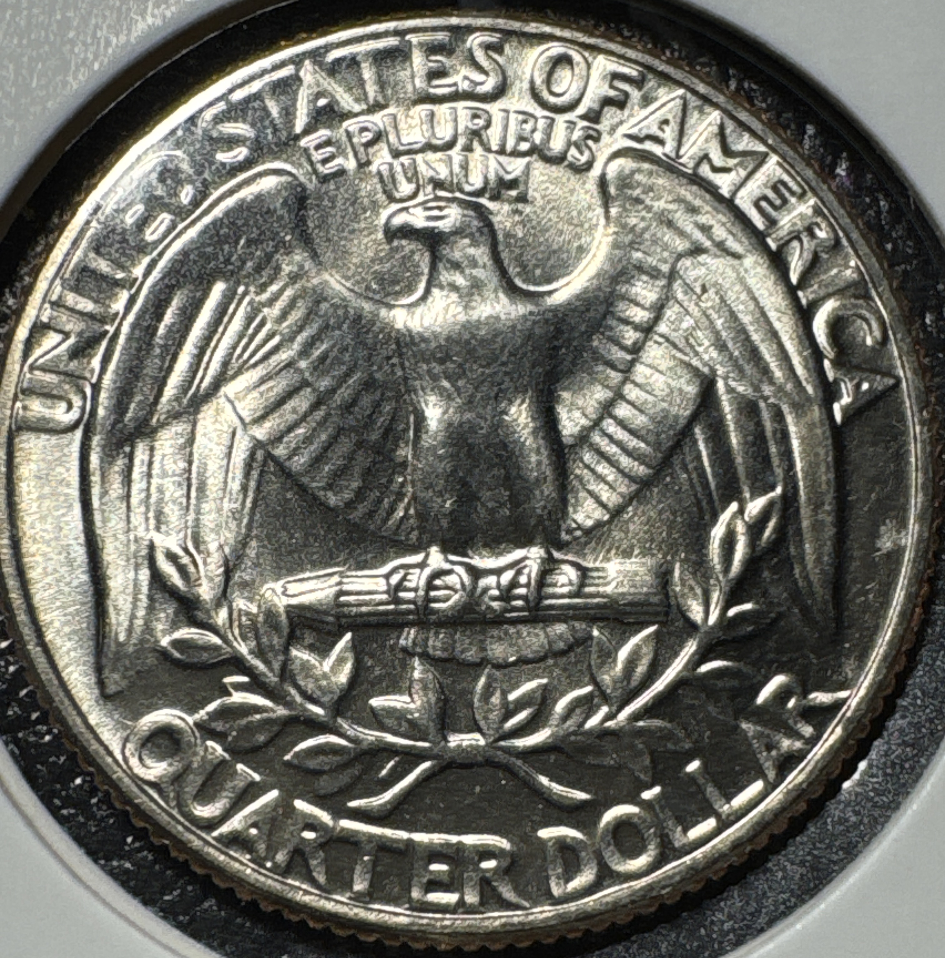 1971-D Washington Quarter Ungraded — back