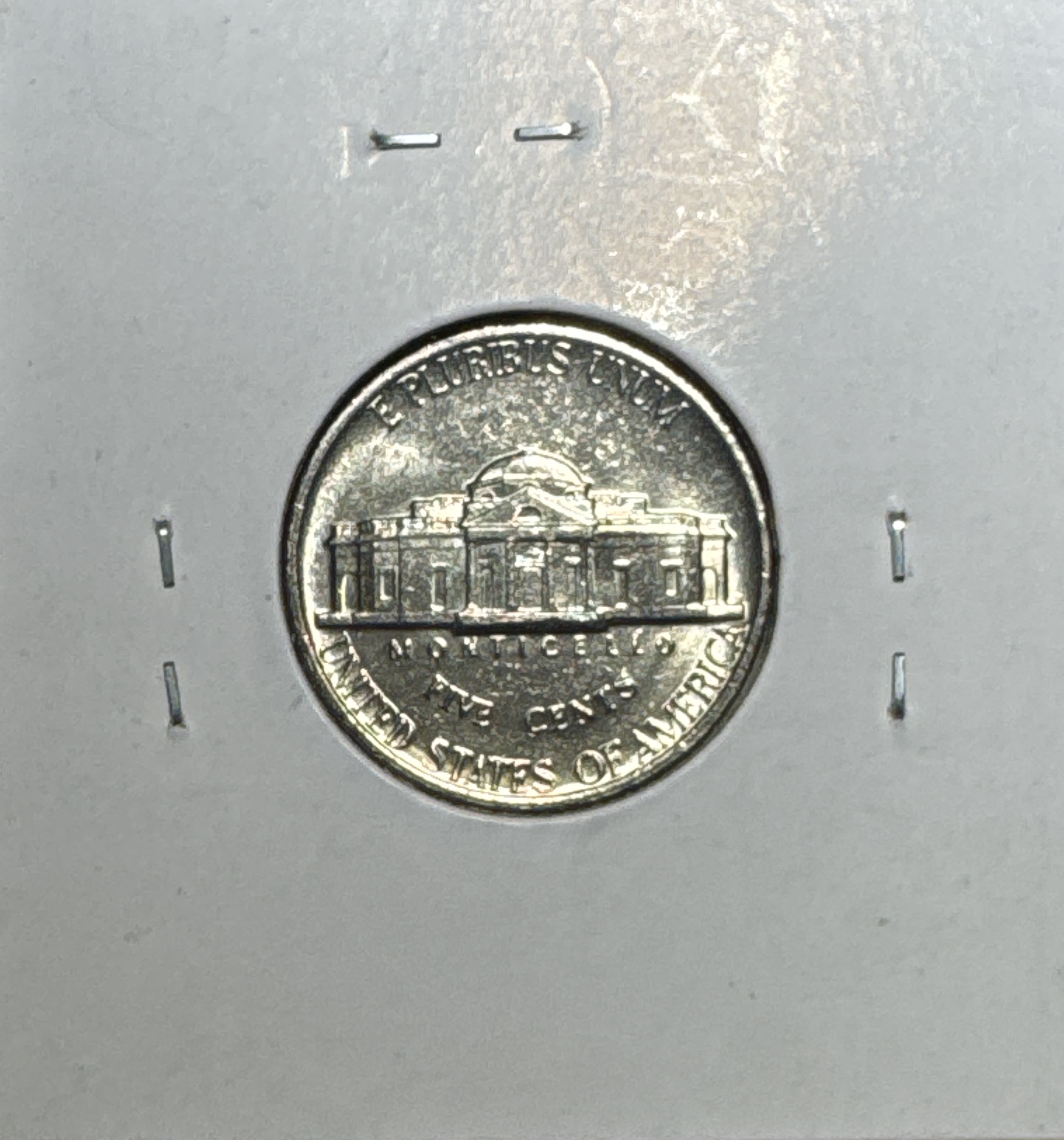 1981-P Jefferson Nickel Ungraded — back