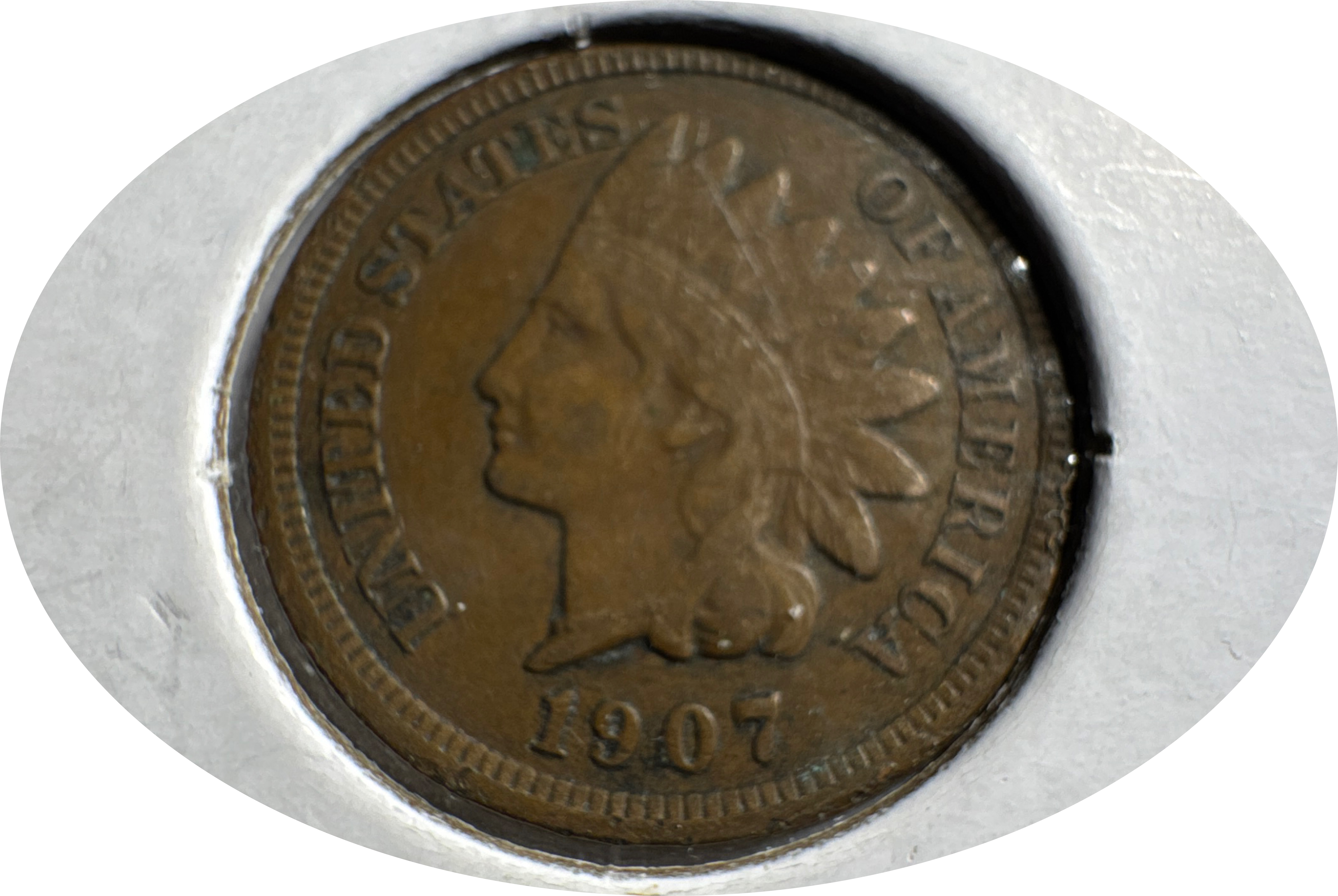 1907-P Indian Head Cent Ungraded