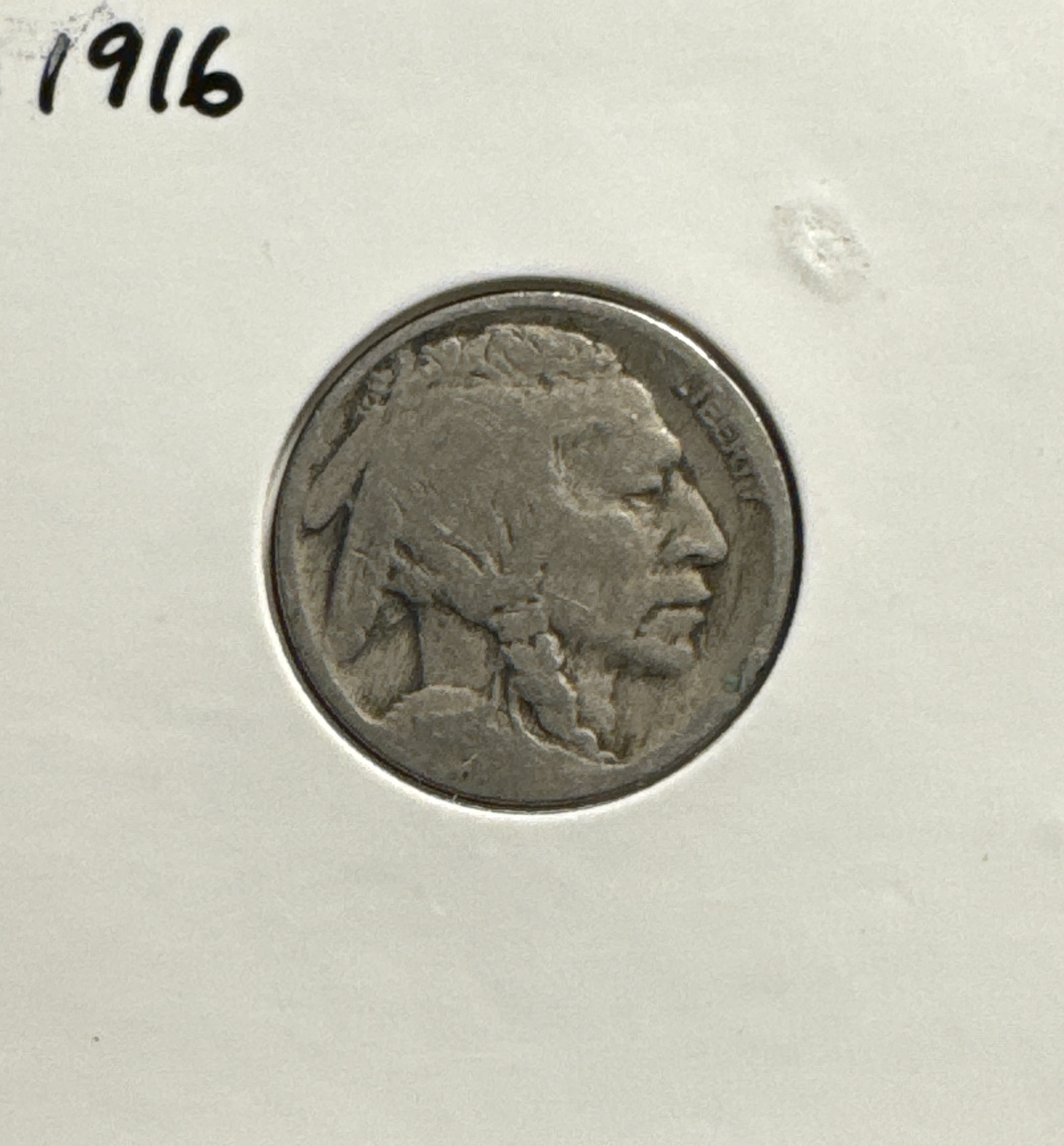 1916-P Buffalo Nickel Ungraded