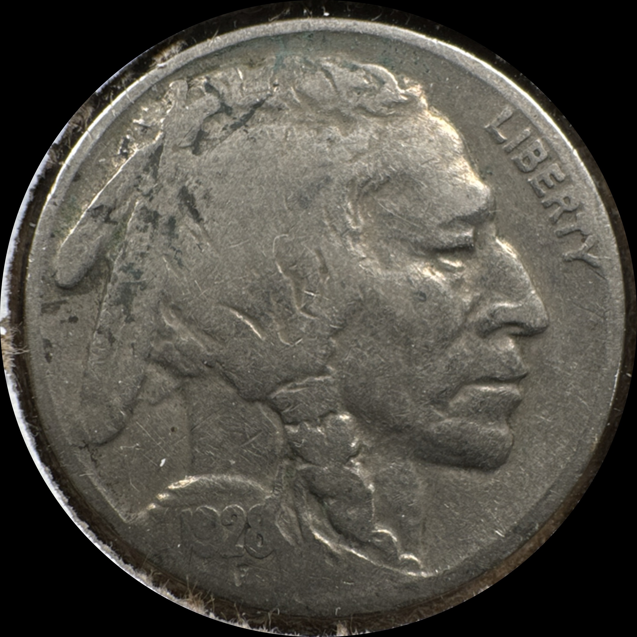 1928-P Buffalo Nickel Ungraded