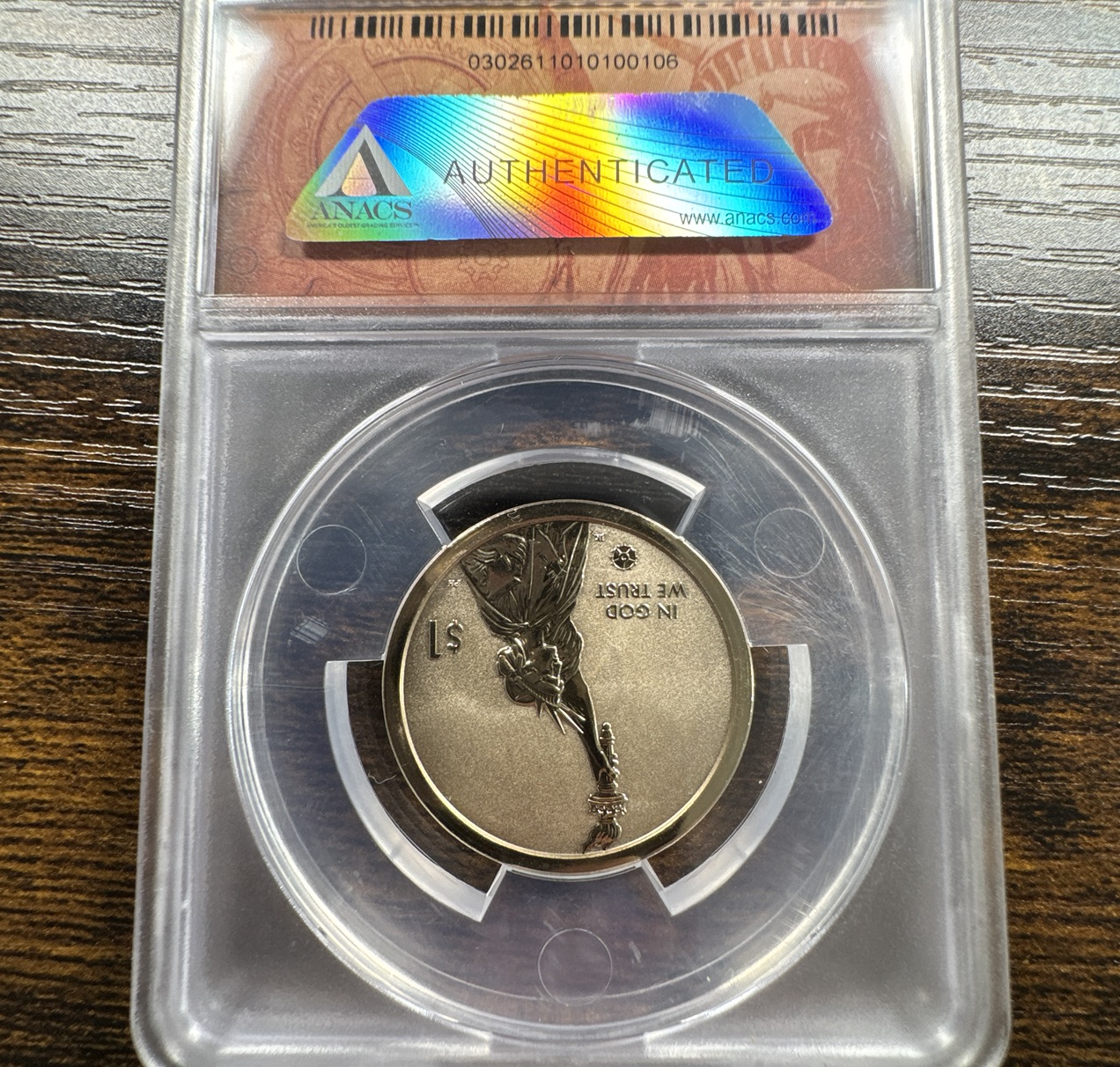 2020-S Innovation Dollar PR70 — back