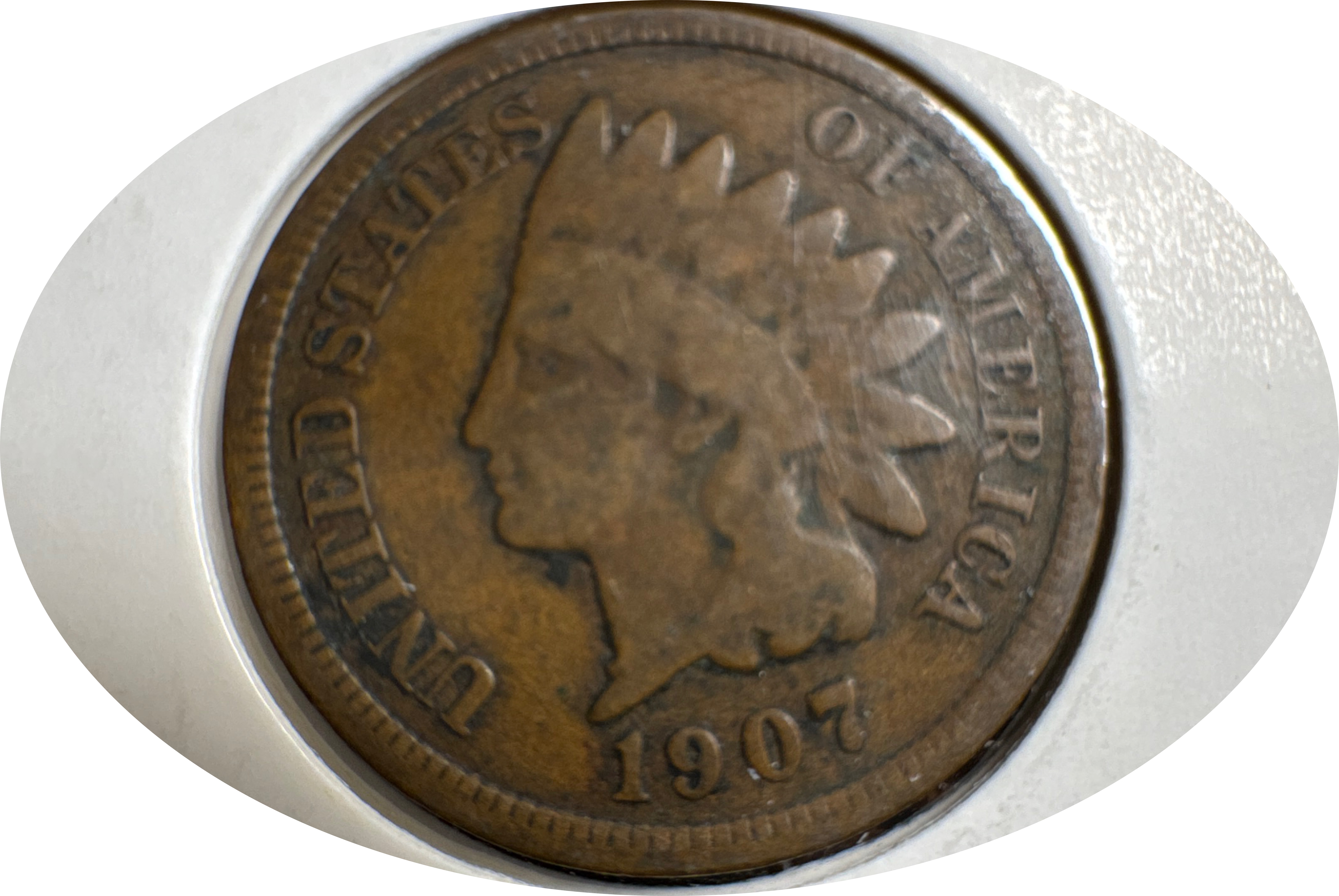 1907-P Indian Head Cent Ungraded