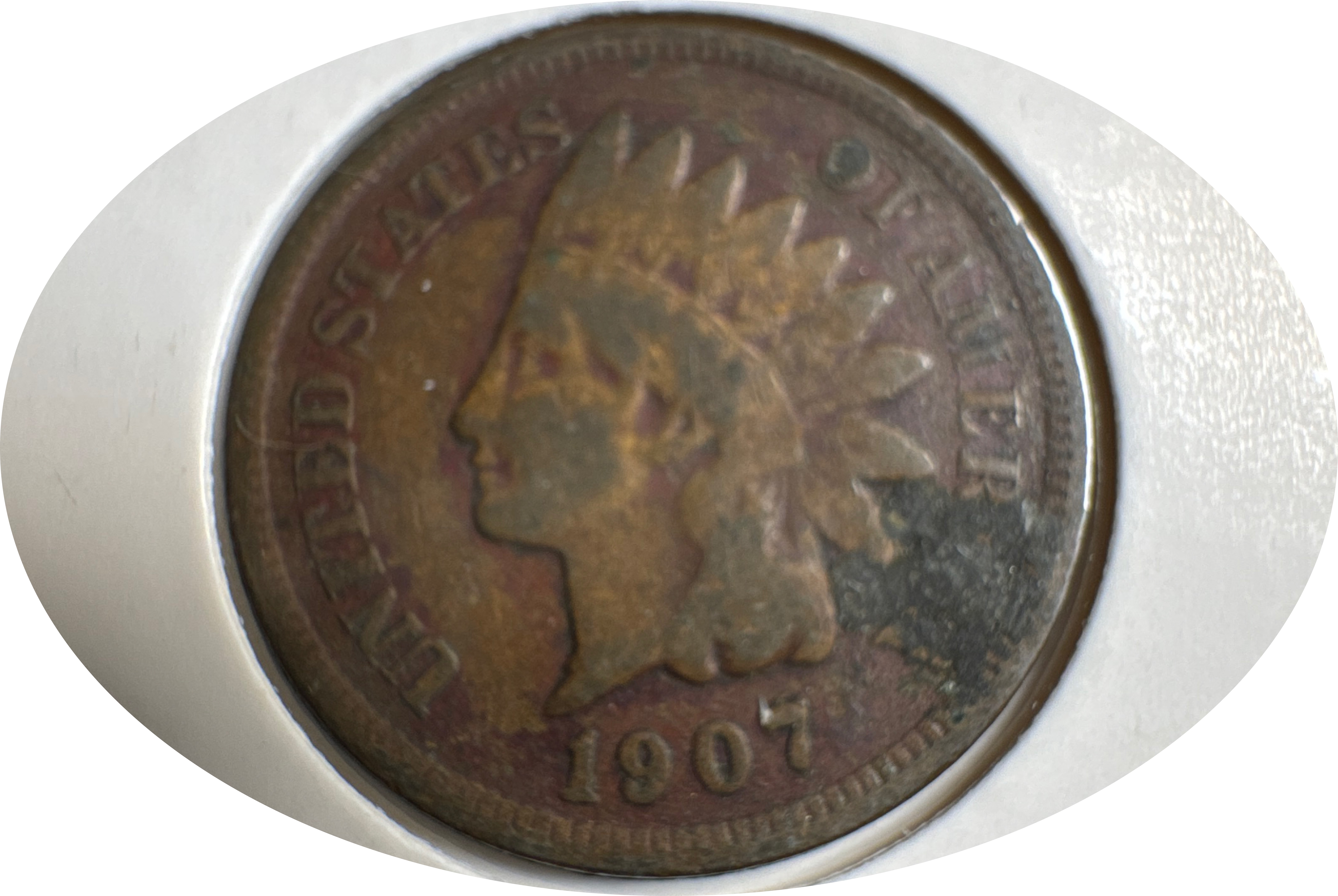 1907-P Indian Head Cent Ungraded