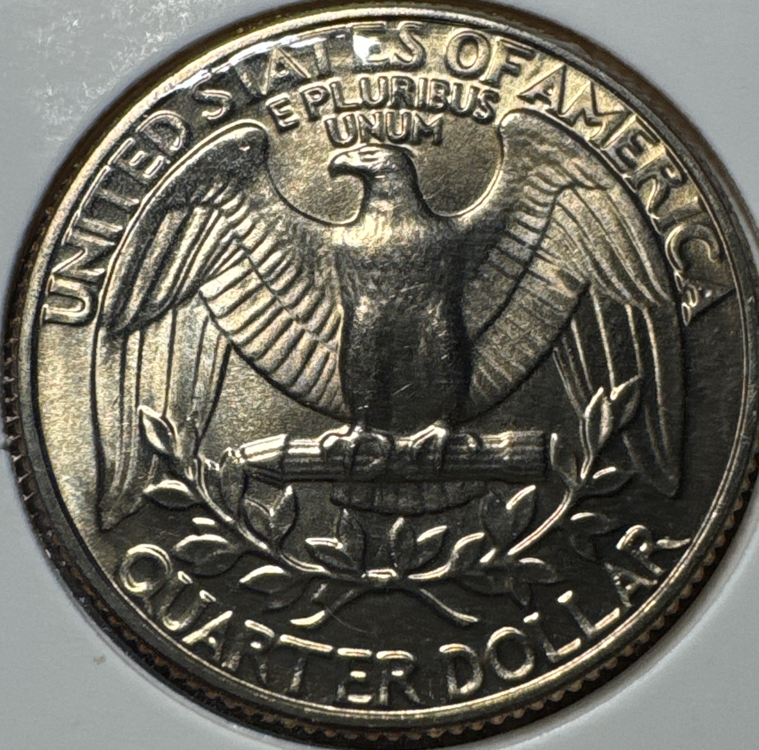1985-D Washington Quarter Ungraded — back