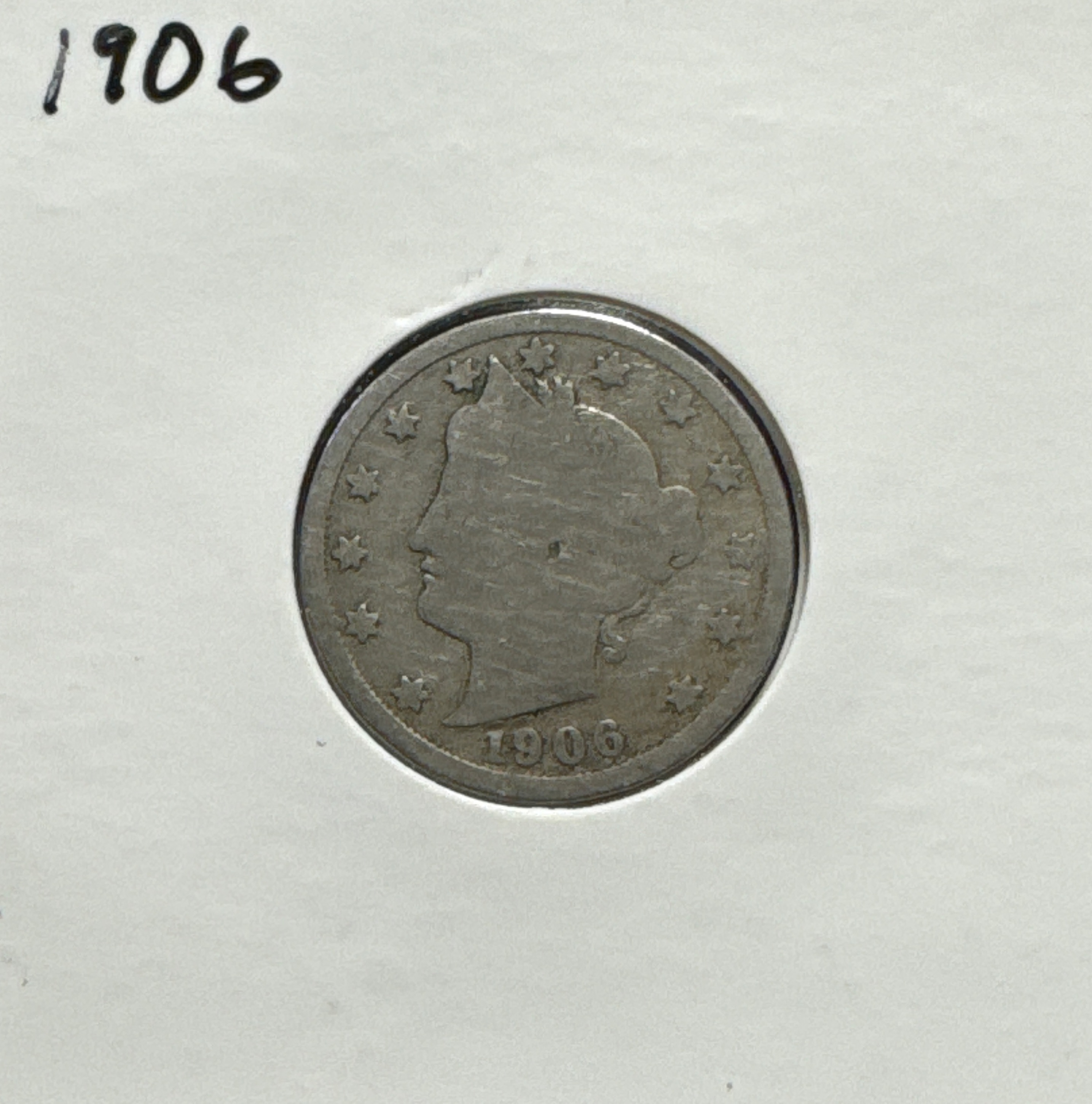 1906-P Liberty V Nickel Ungraded