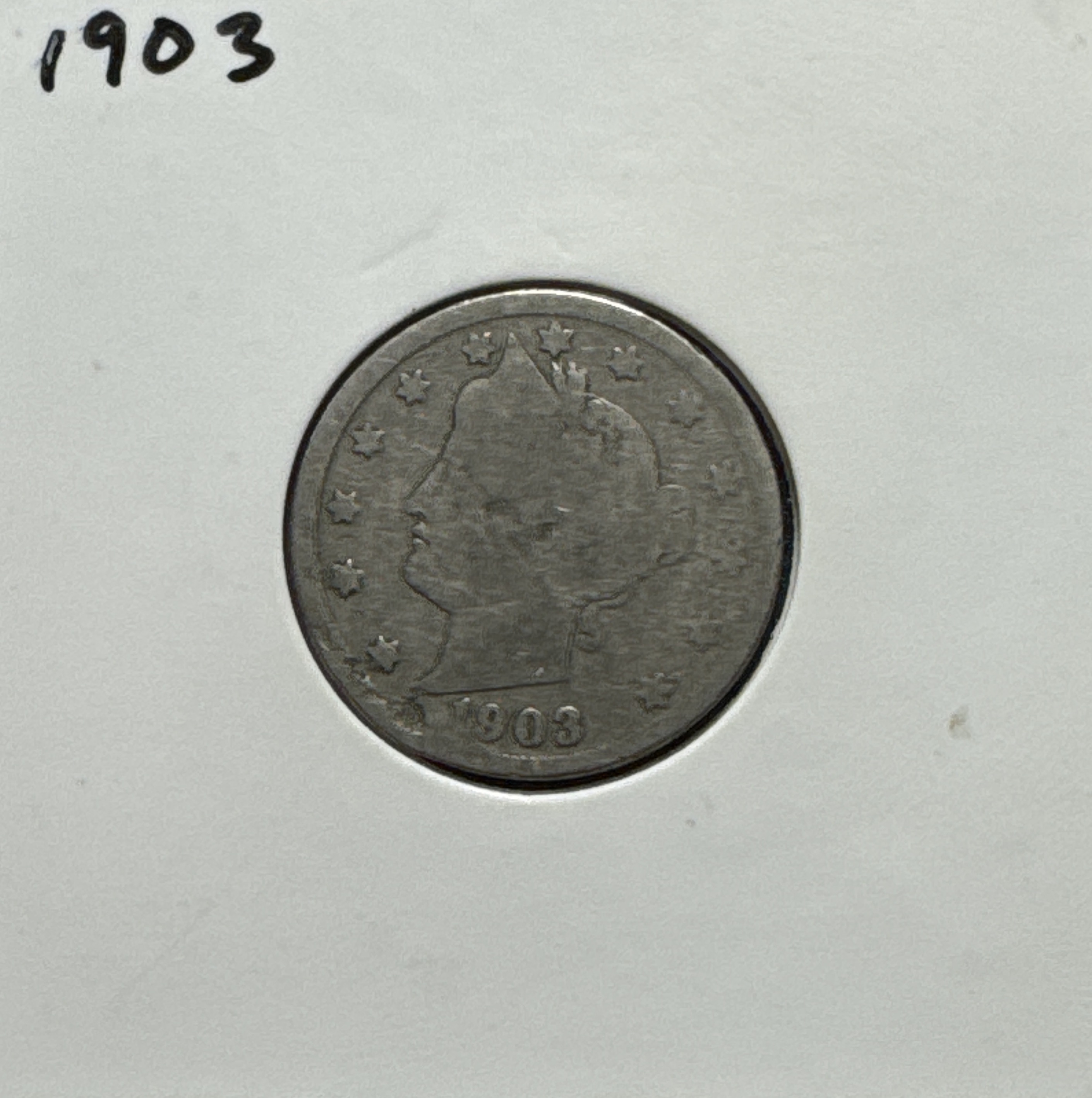 1903-P Liberty V Nickel Ungraded
