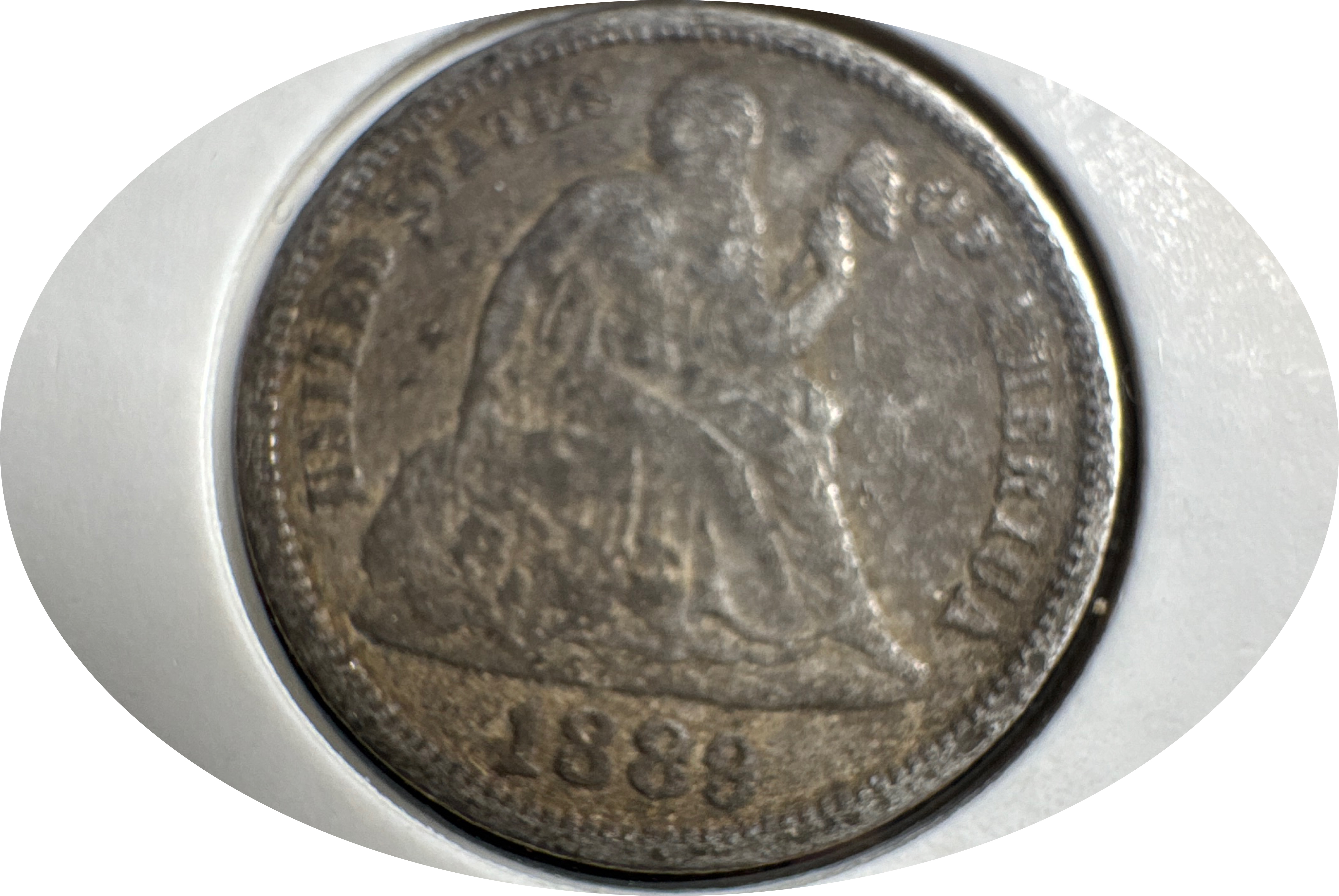 1889-S Seated Liberty Dime Ungraded