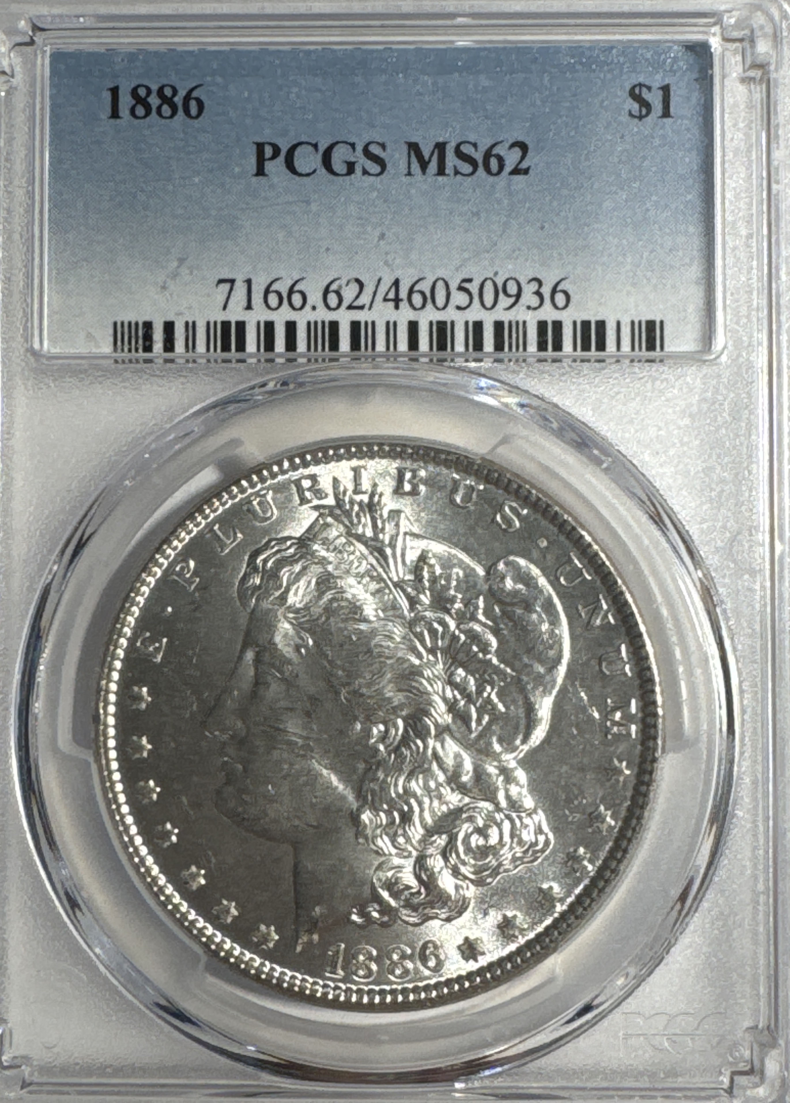 1886-P Morgan Dollar MS62