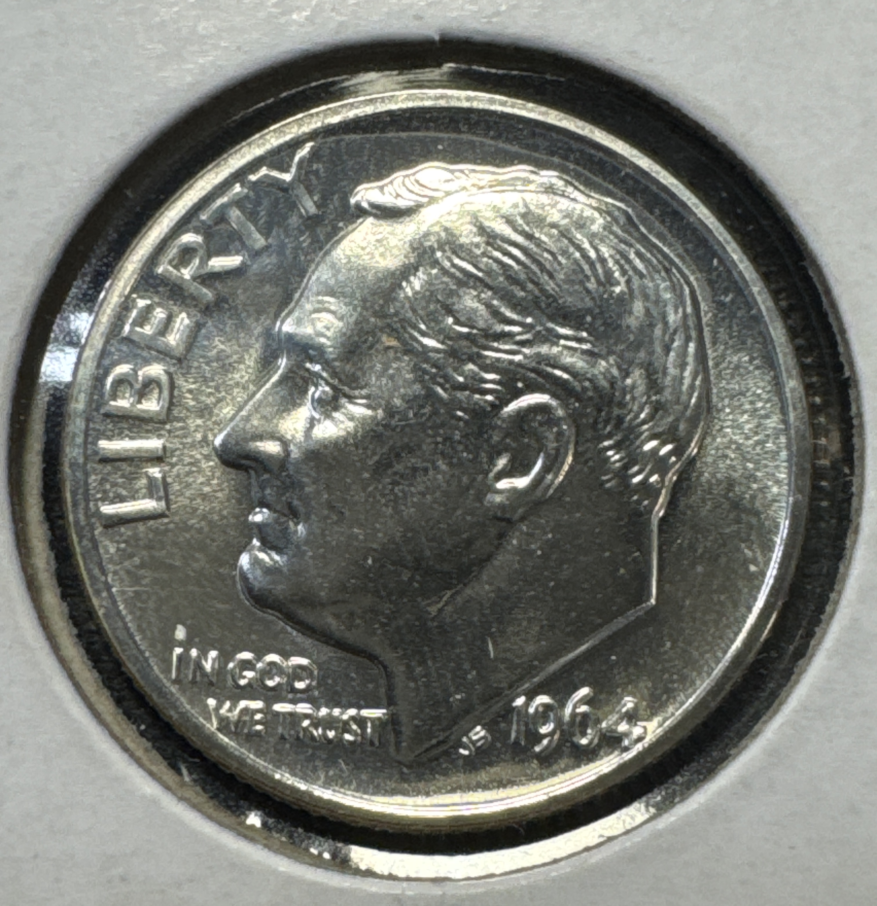 1964-P Roosevelt Dime Ungraded