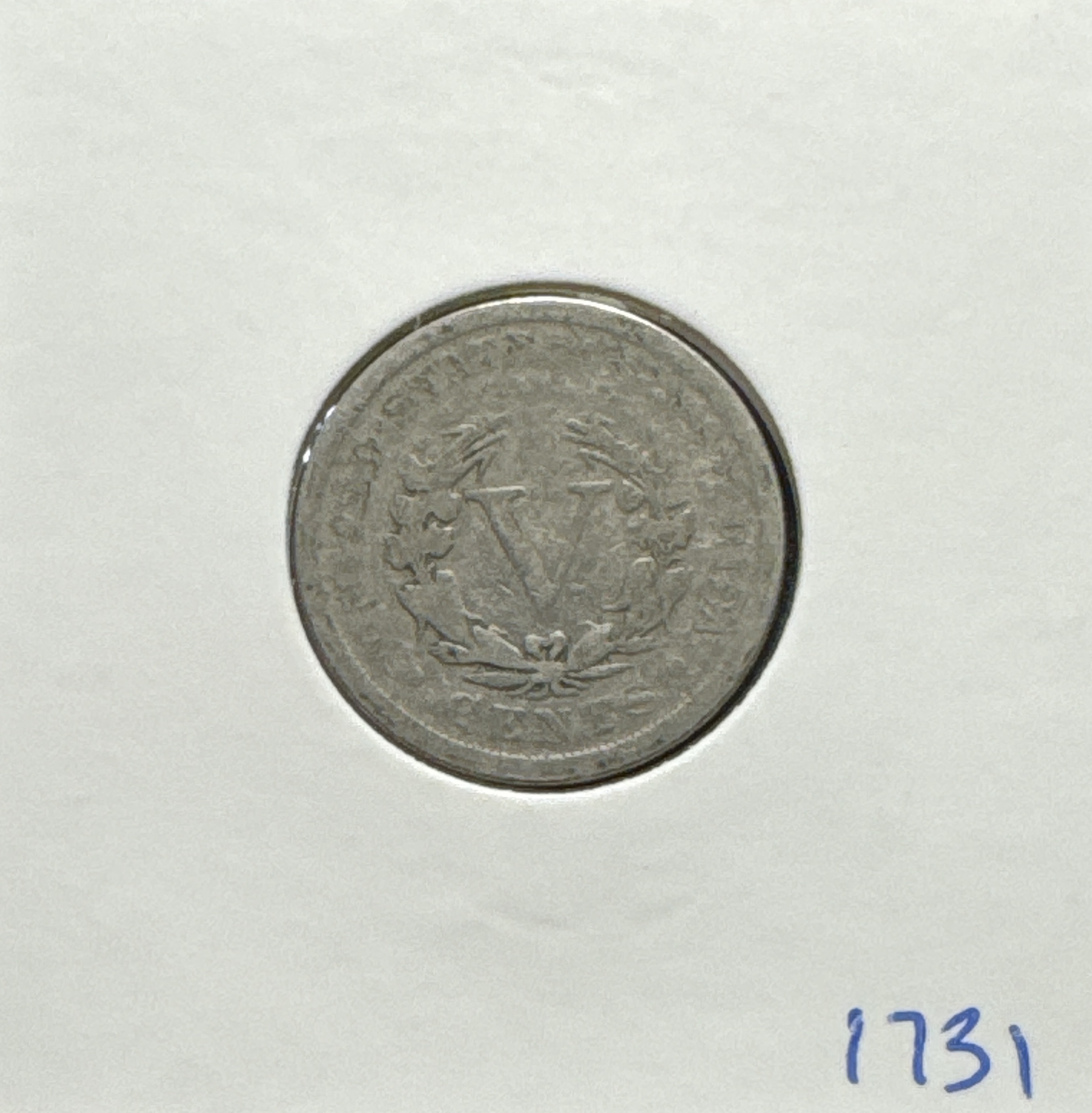 1903-P Liberty V Nickel Ungraded — back
