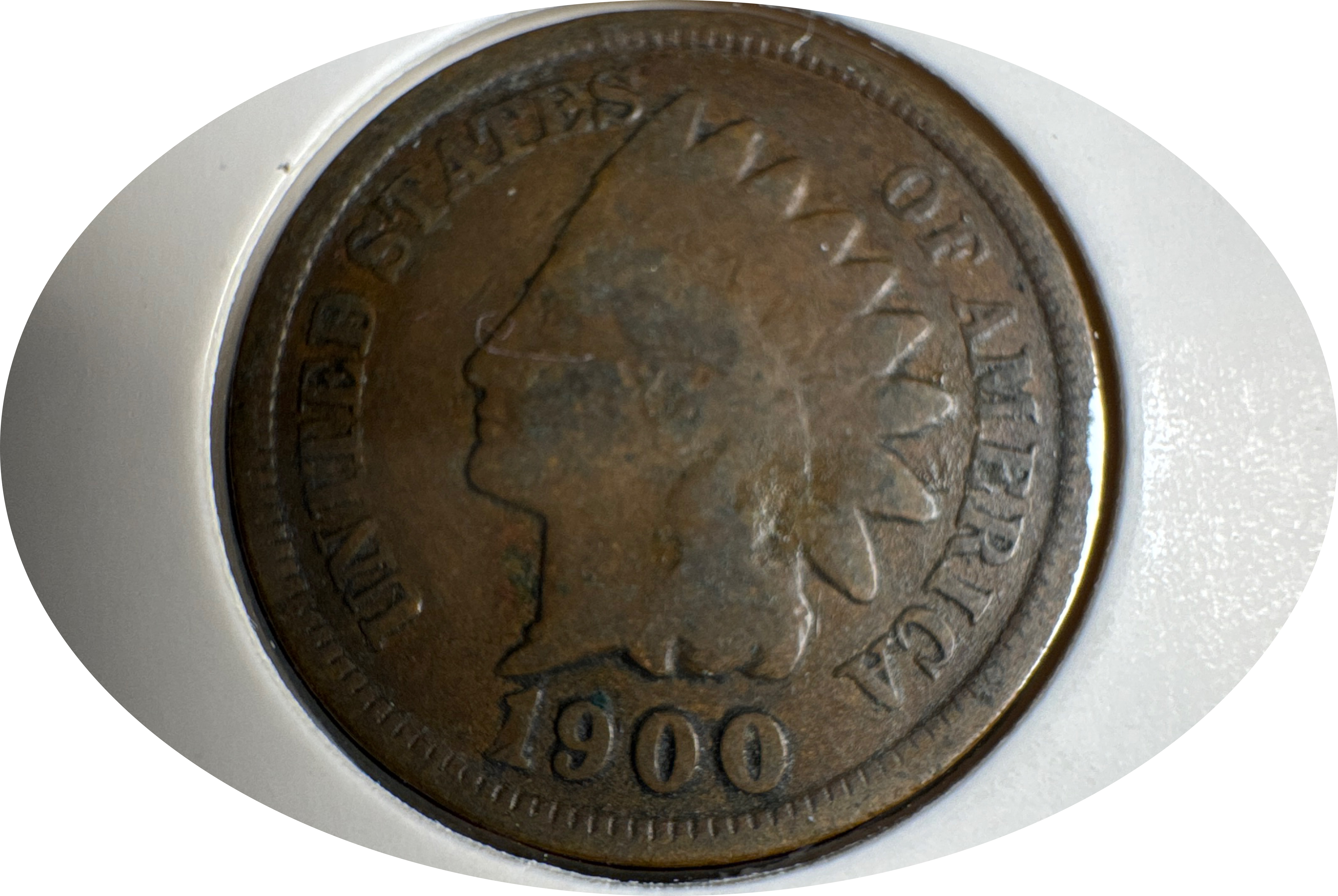 1900-P Indian Head Cent Ungraded