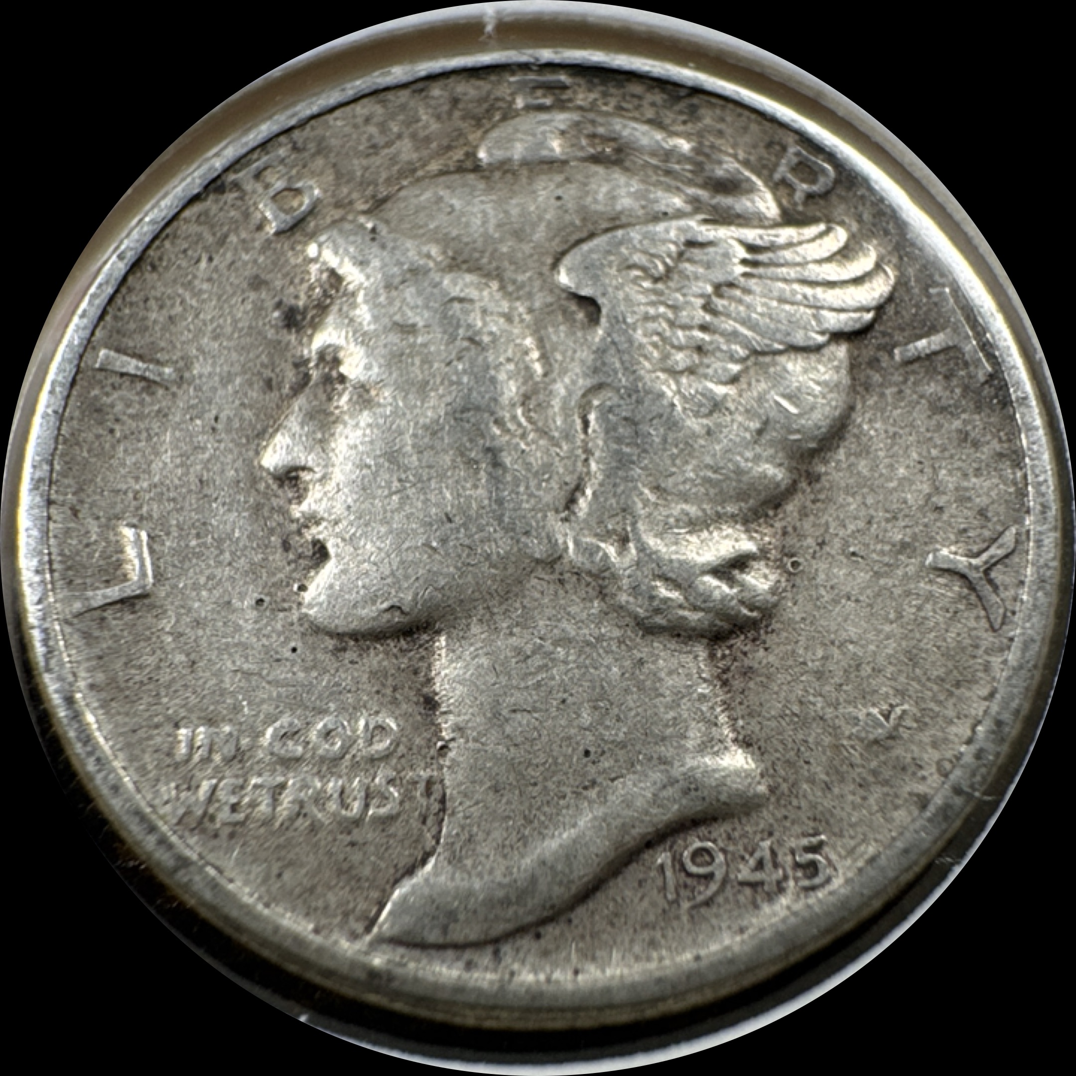 1945-P Mercury Dime Ungraded
