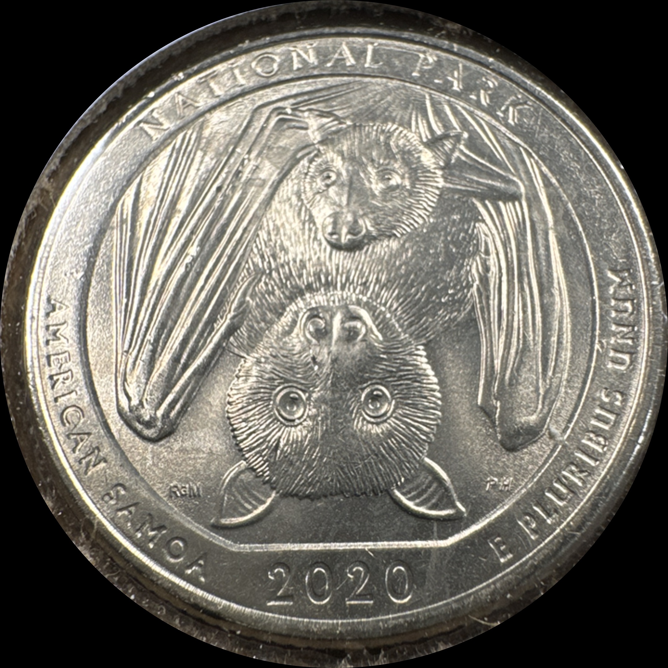 2020-P Washington Quarter Ungraded — back