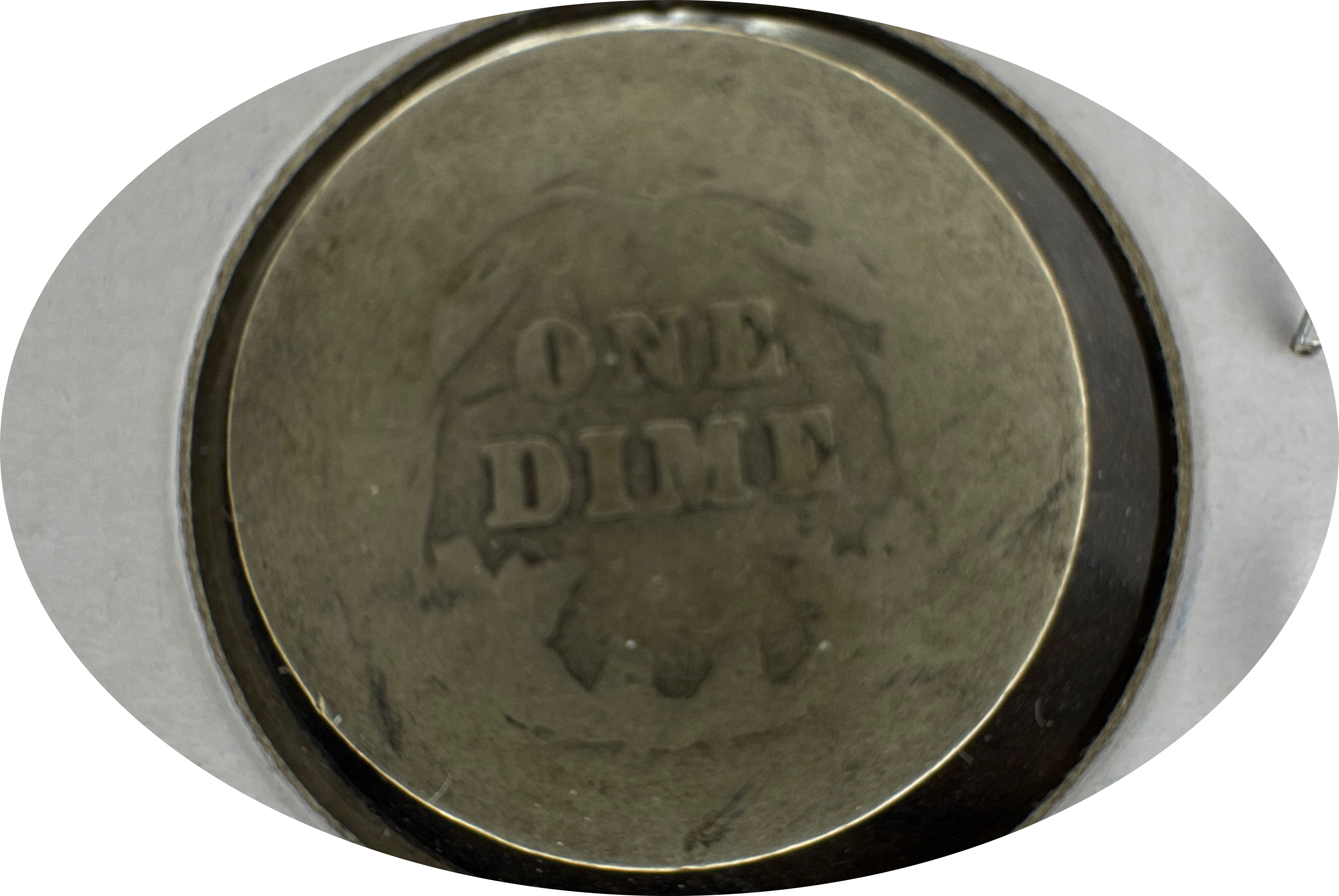 1900-P Barber Dime Ungraded — back