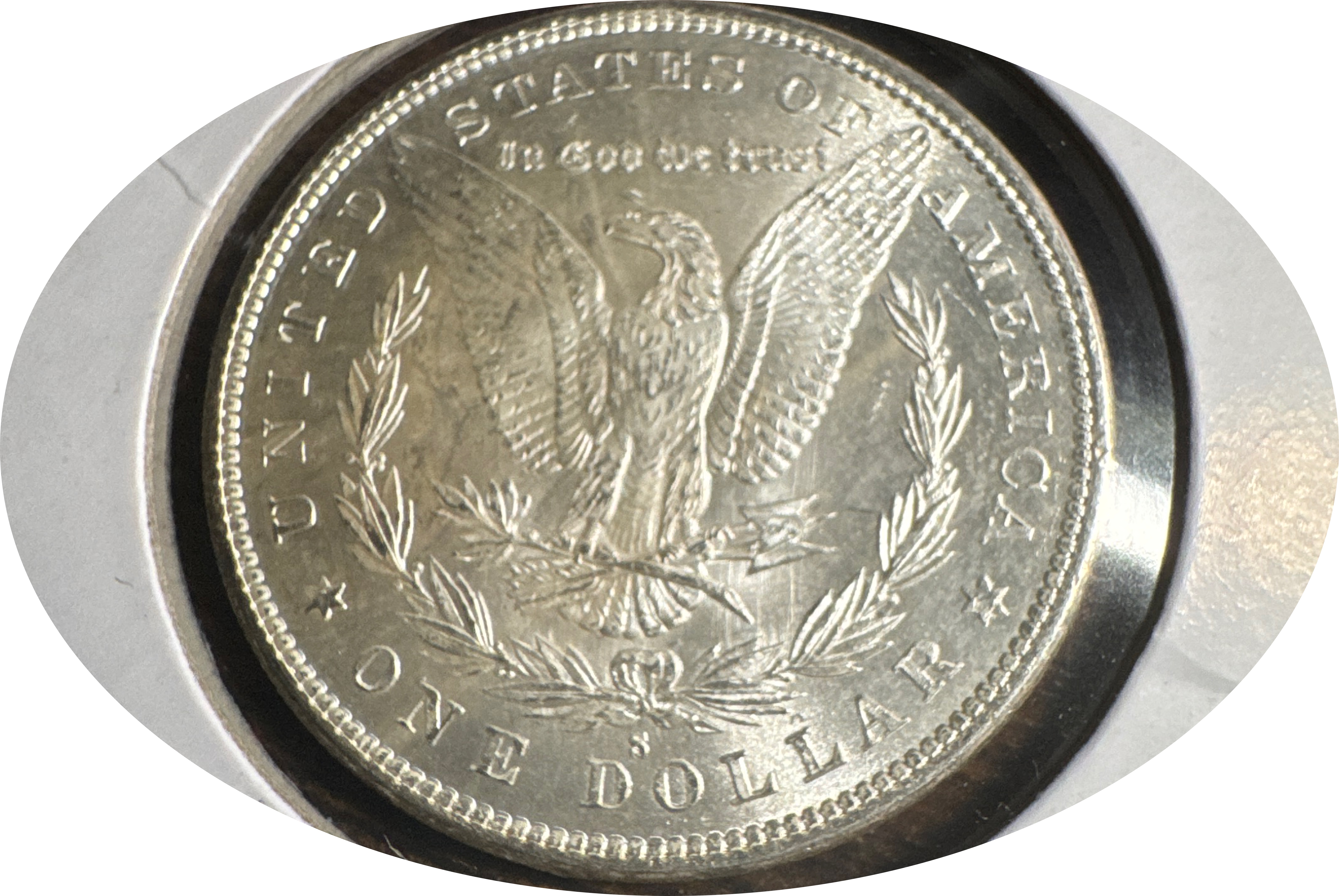 1879-S Morgan Dollar Ungraded — back