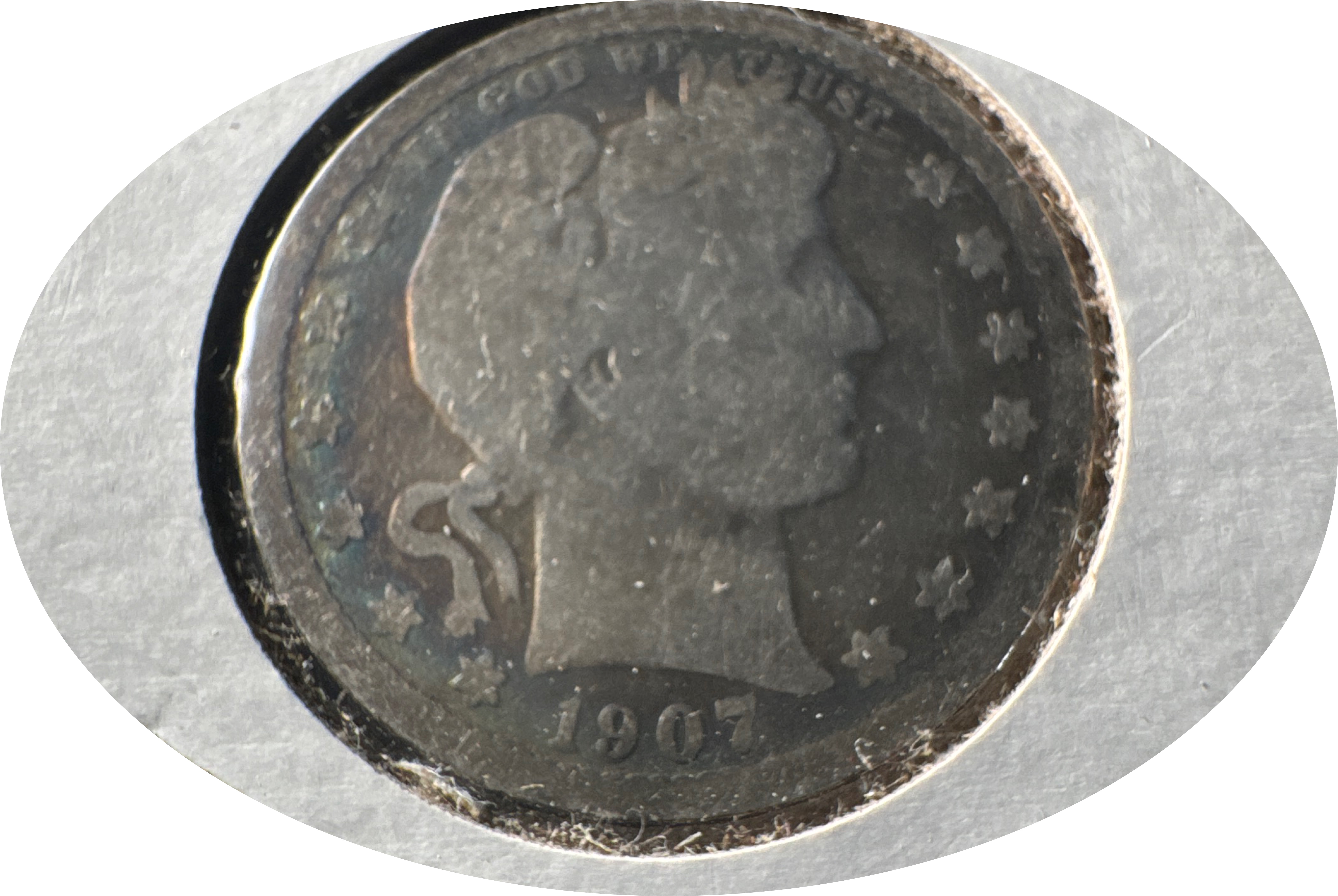 1907-O Barber Quarter Ungraded