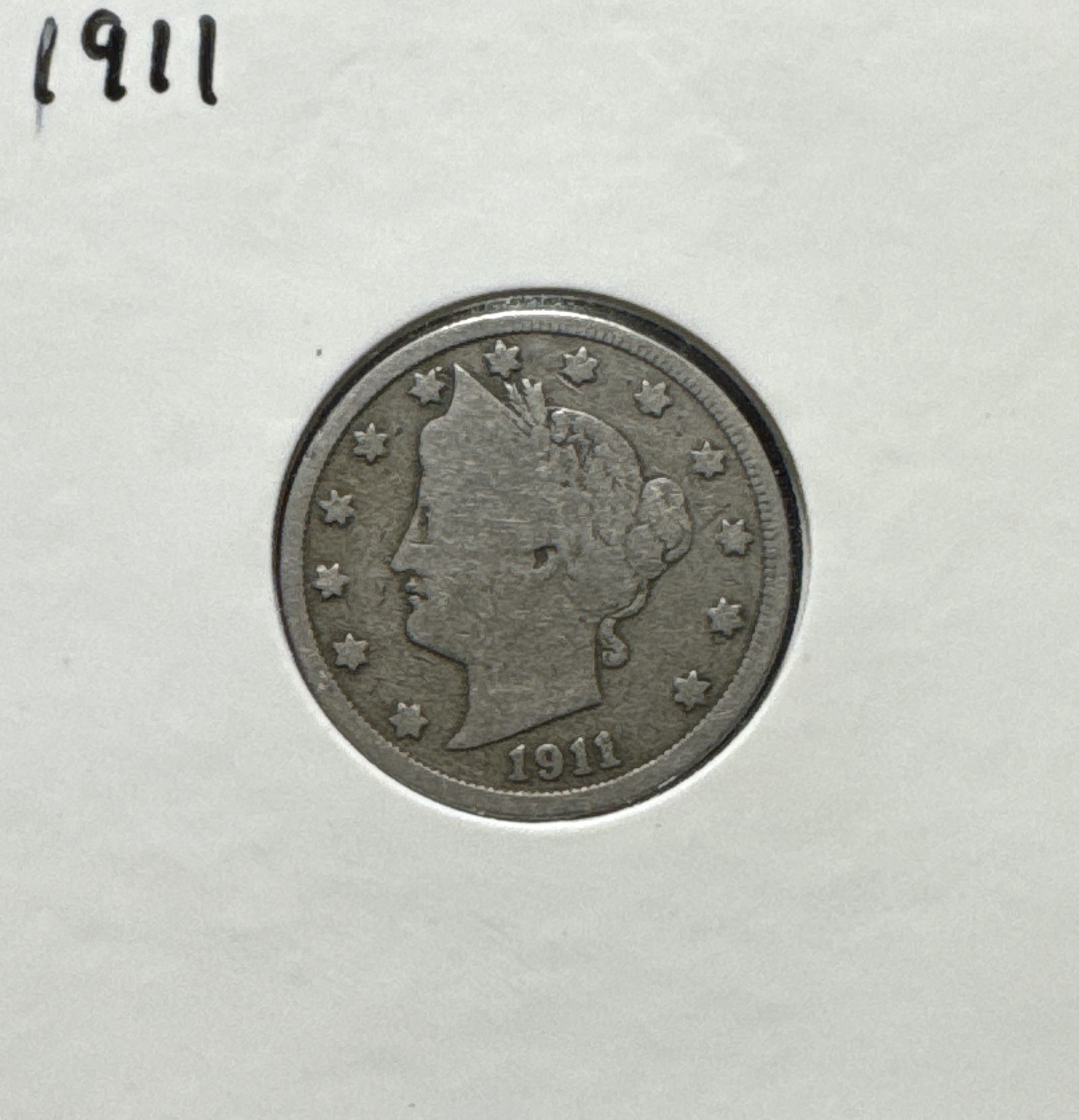 1911-P Liberty V Nickel Ungraded