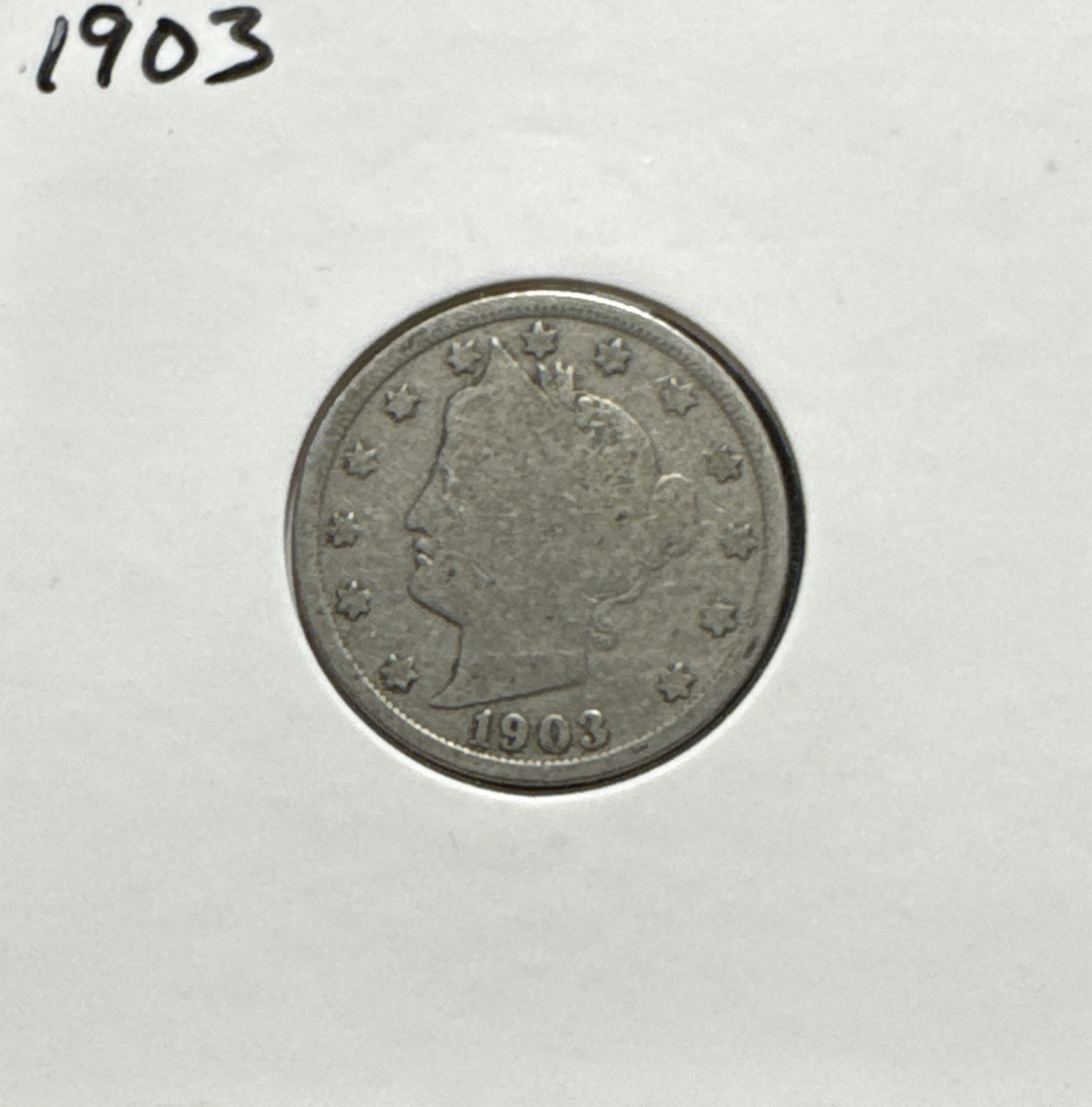 1903-P Liberty V Nickel Ungraded