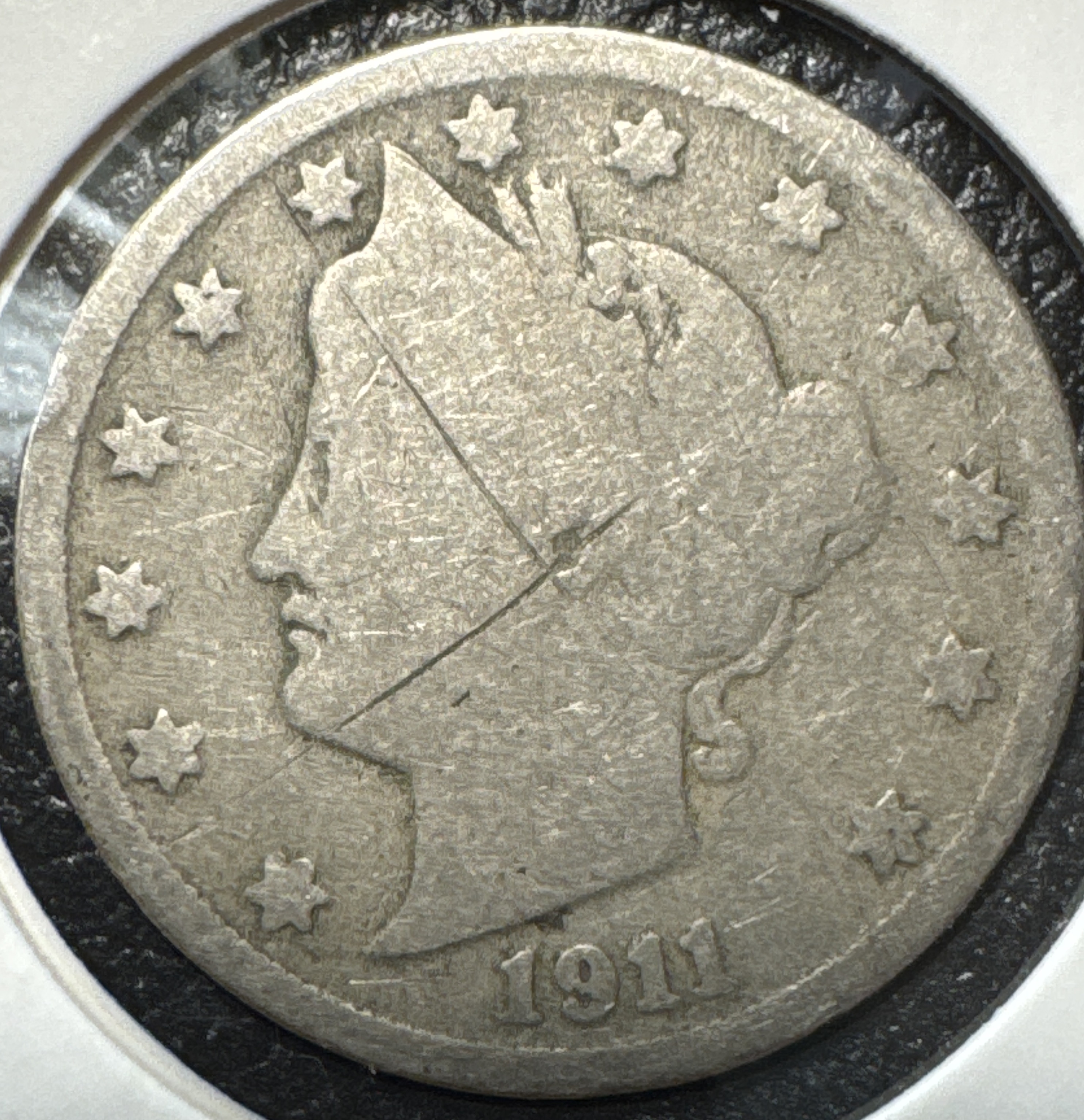 1911-P Liberty V Nickel Ungraded