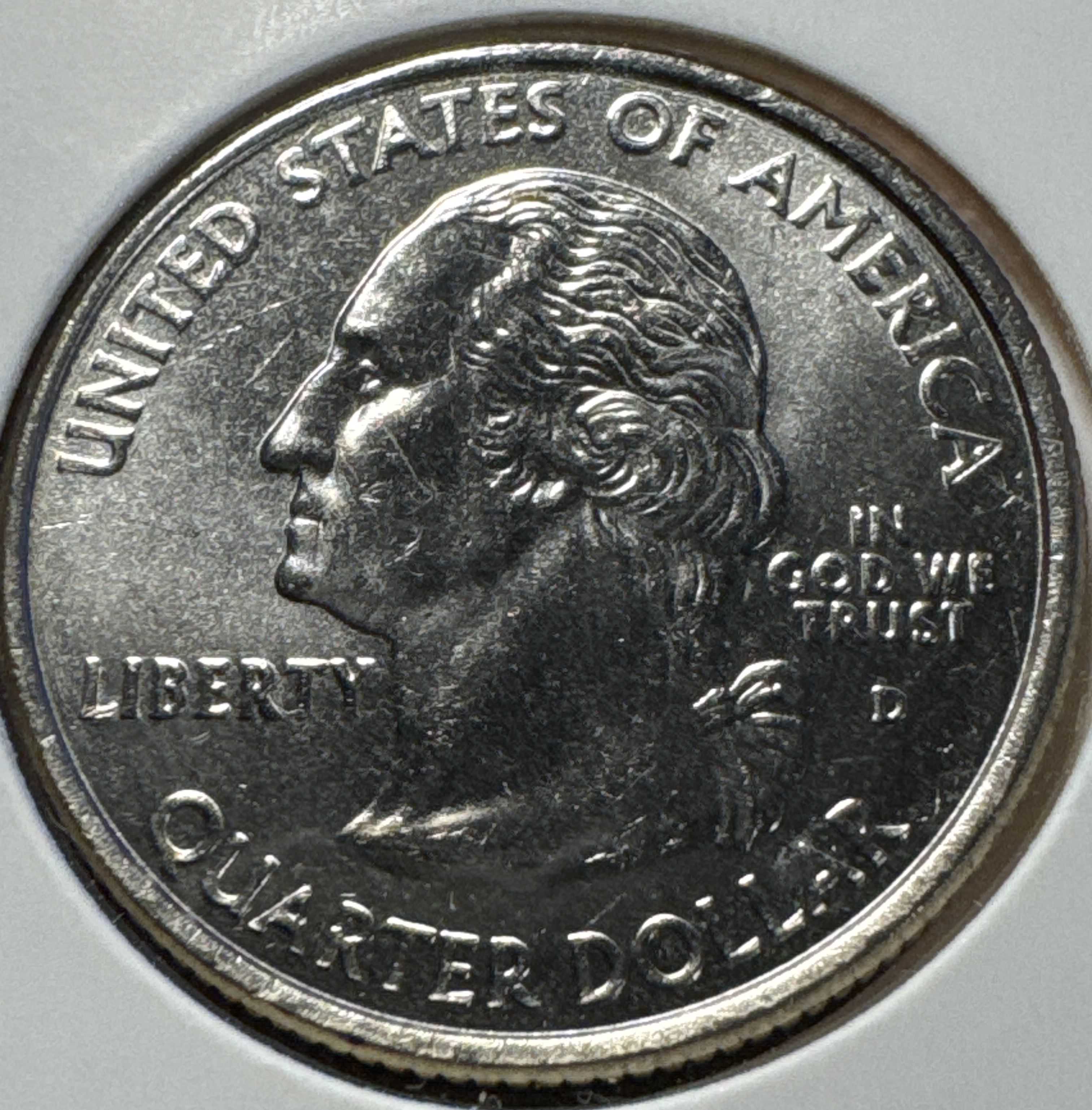 2008-D Washington Quarter Ungraded — back