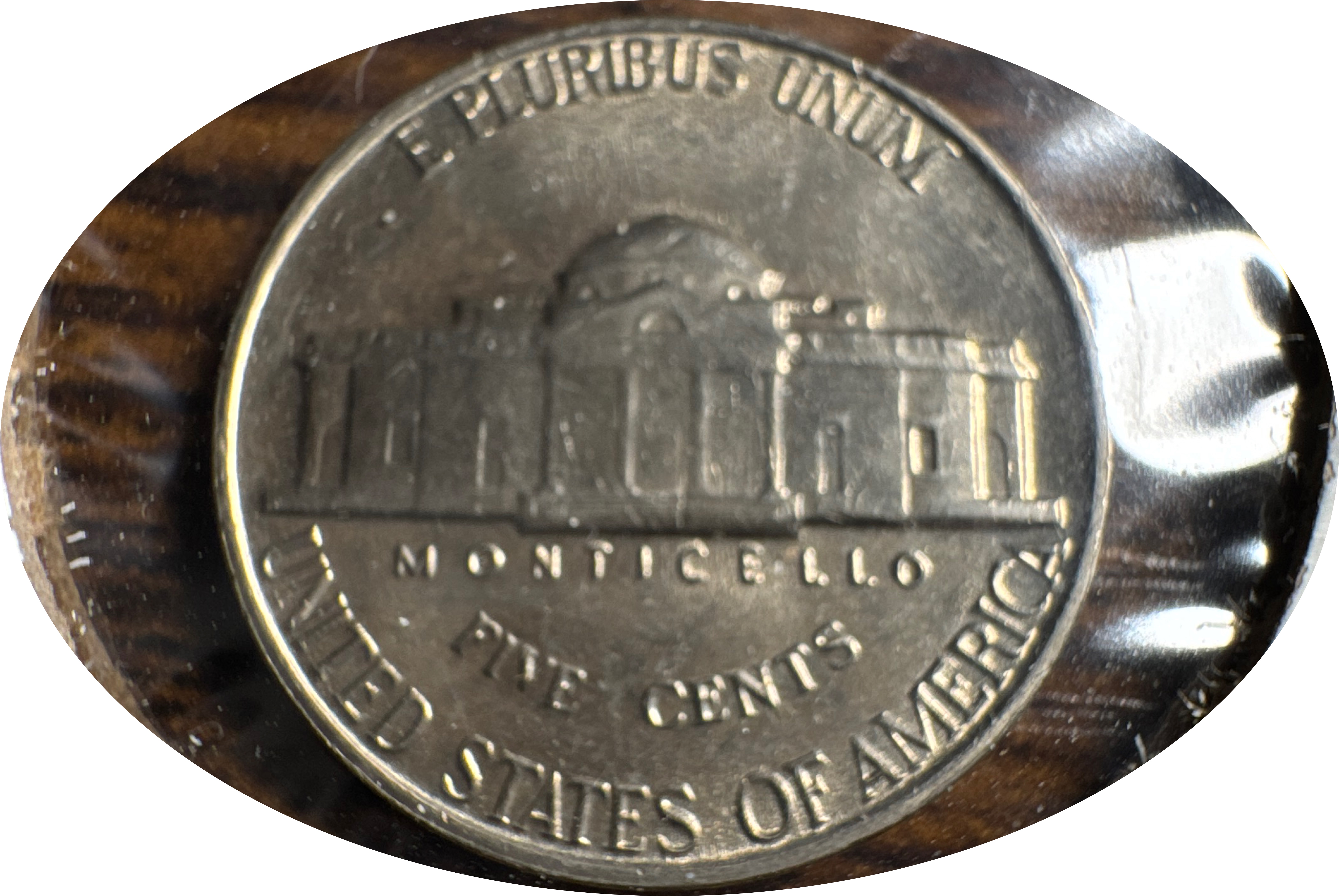 1964-P Jefferson Nickel Ungraded — back