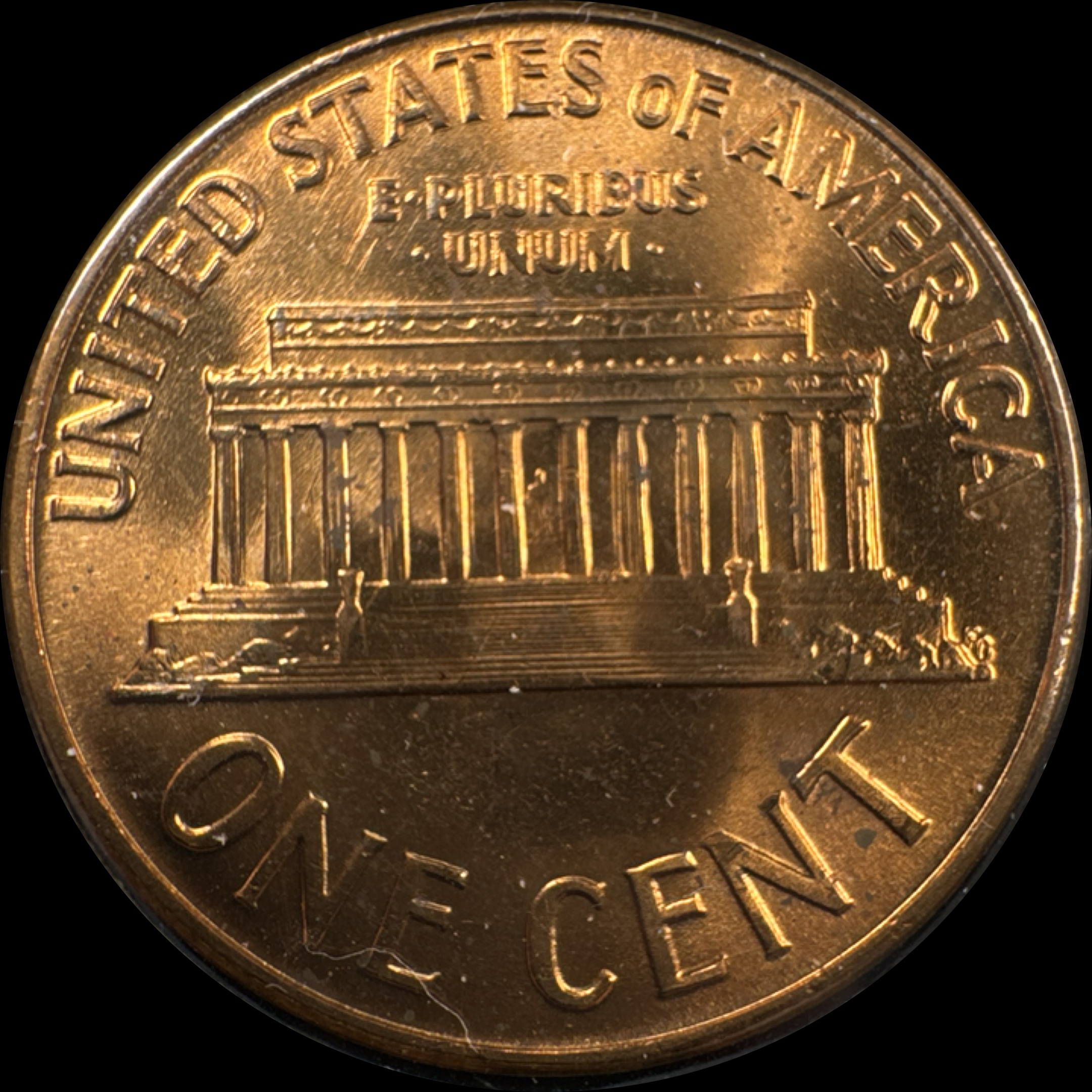 1959-P Lincoln Cent Ungraded — back
