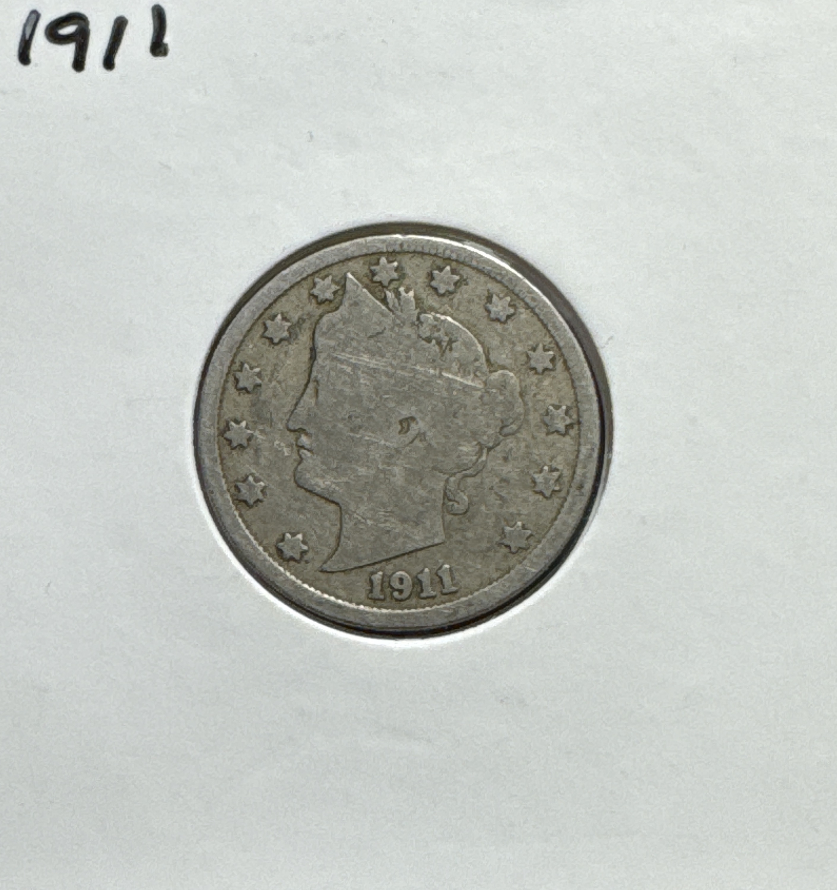 1911-P Liberty V Nickel Ungraded