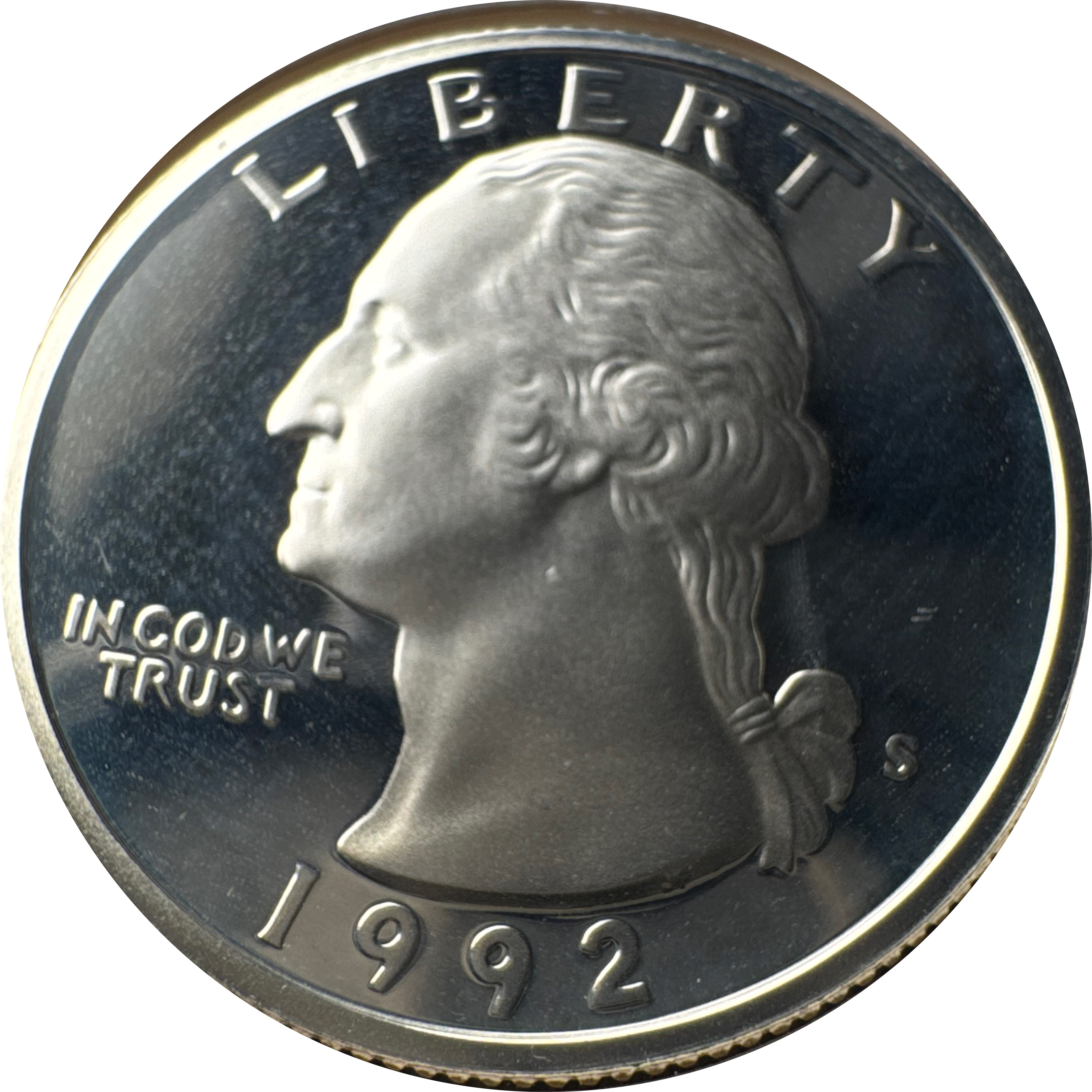 1992-S Washington Quarter Ungraded