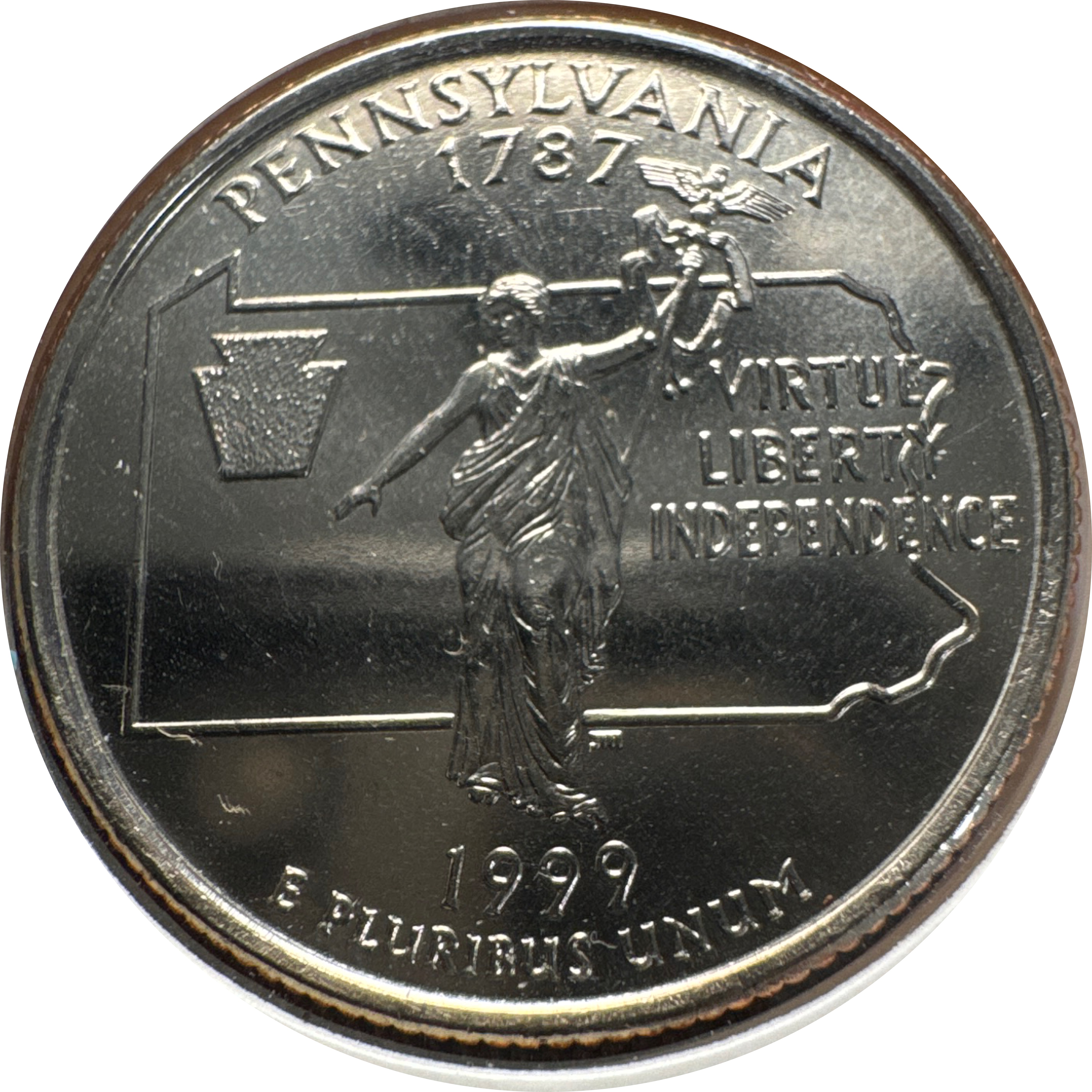 1999-P Washington Quarter Ungraded — back