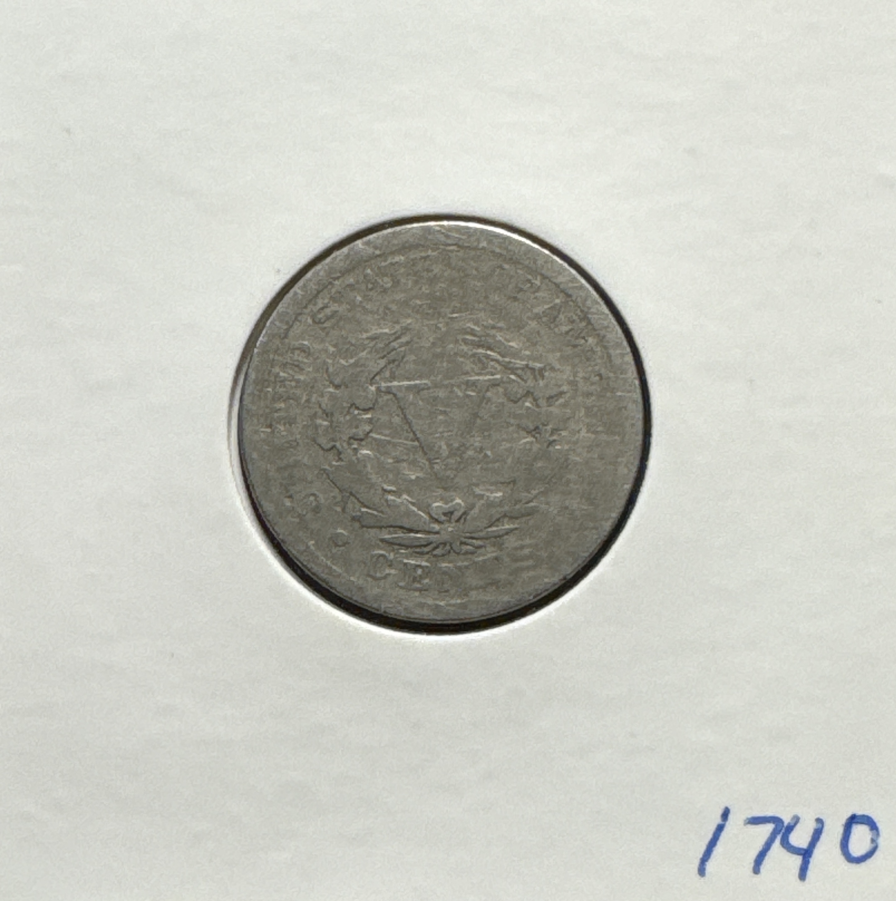 1906-P Liberty V Nickel Ungraded — back