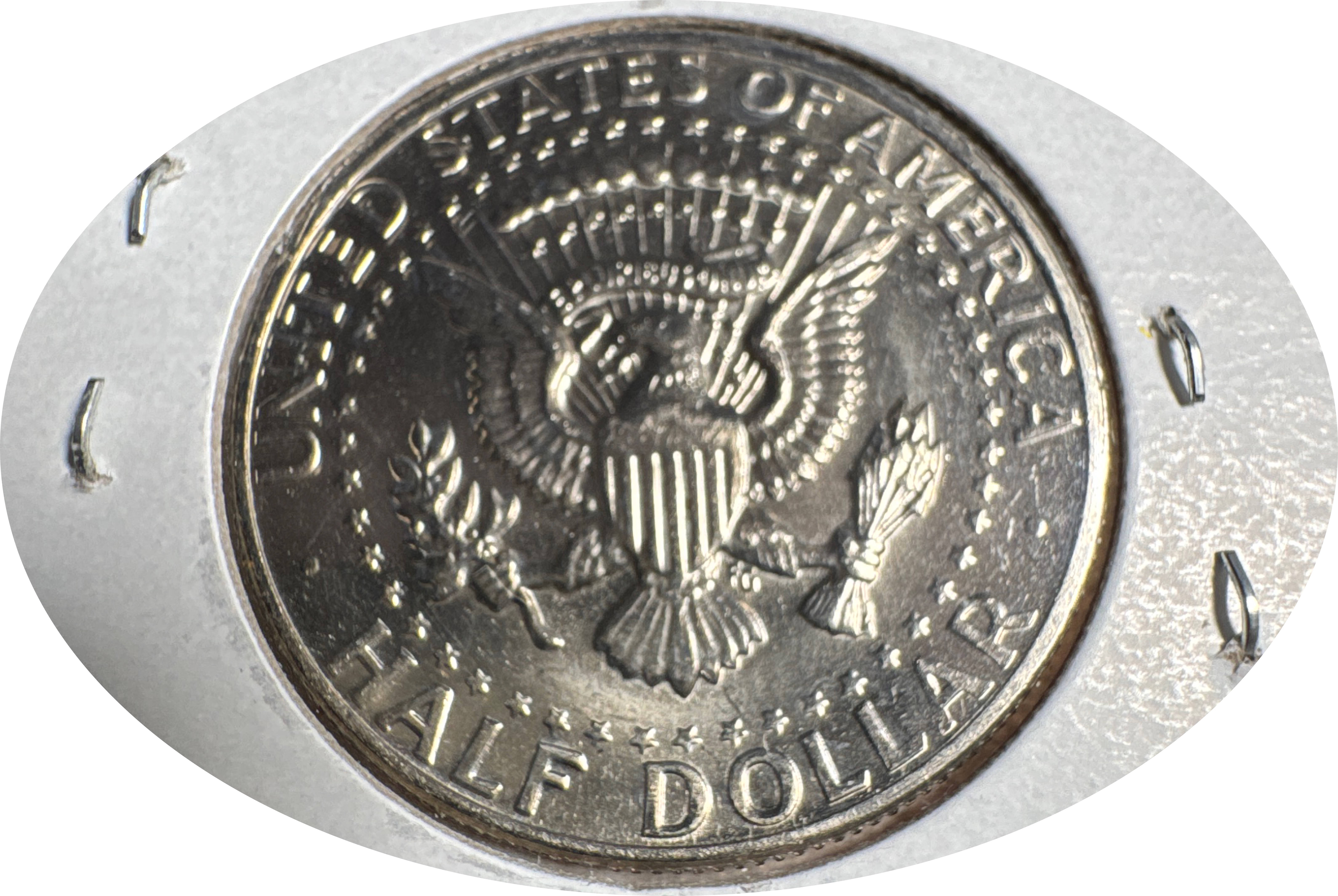 1971-D Kennedy Half Dollar Ungraded — back