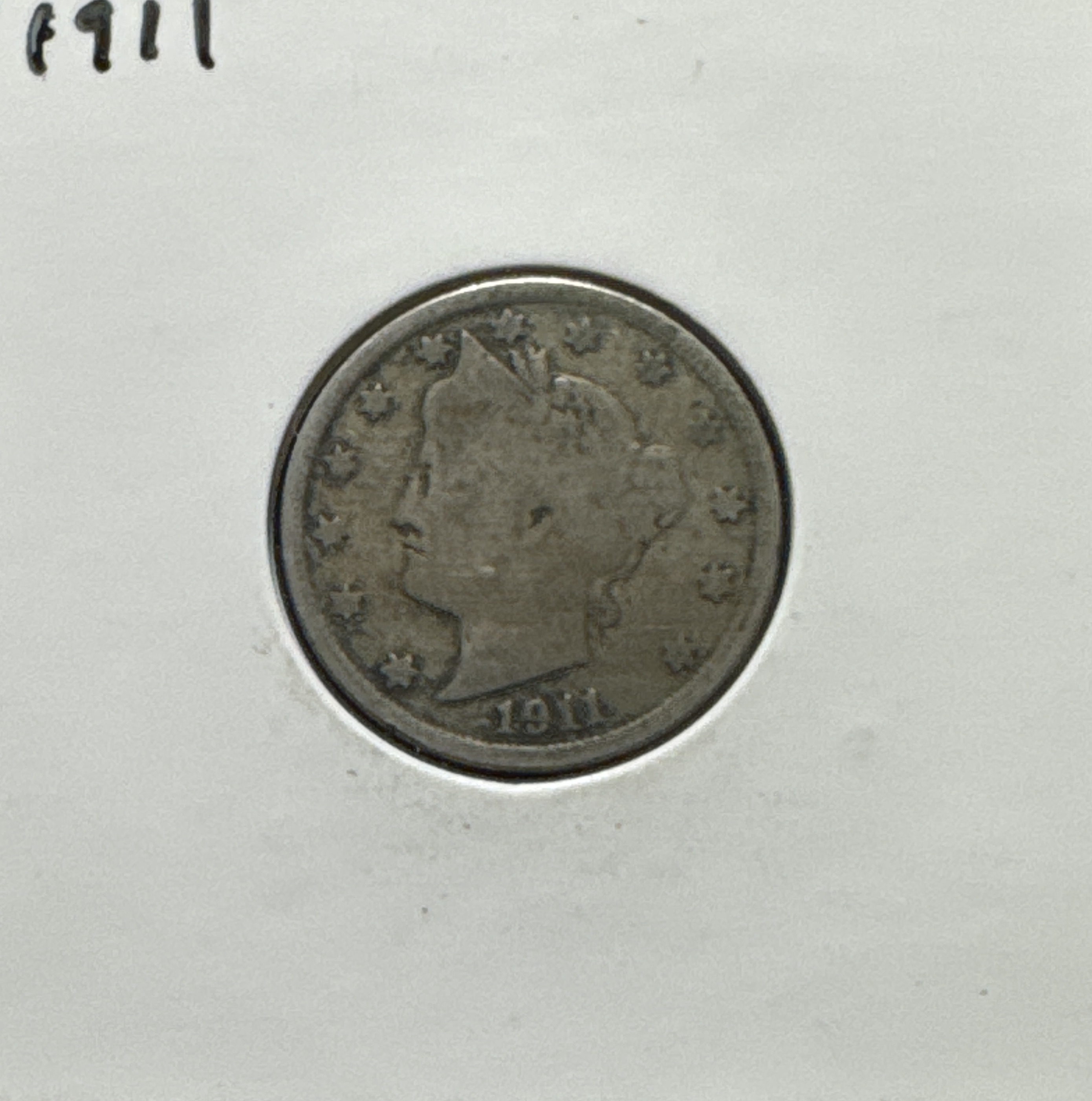 1911-P Liberty V Nickel Ungraded